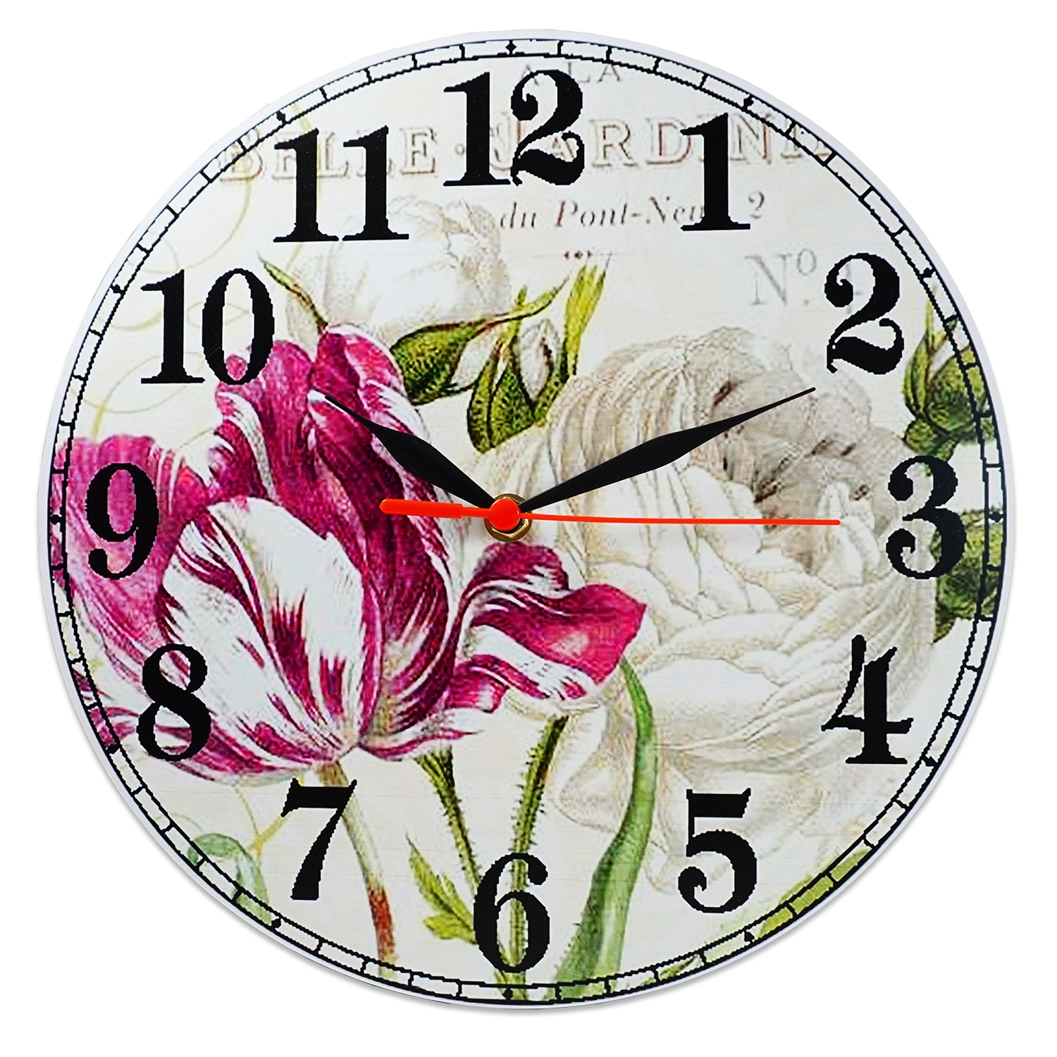 Ceas perete  - Lalele Ceas perete  - Lalele