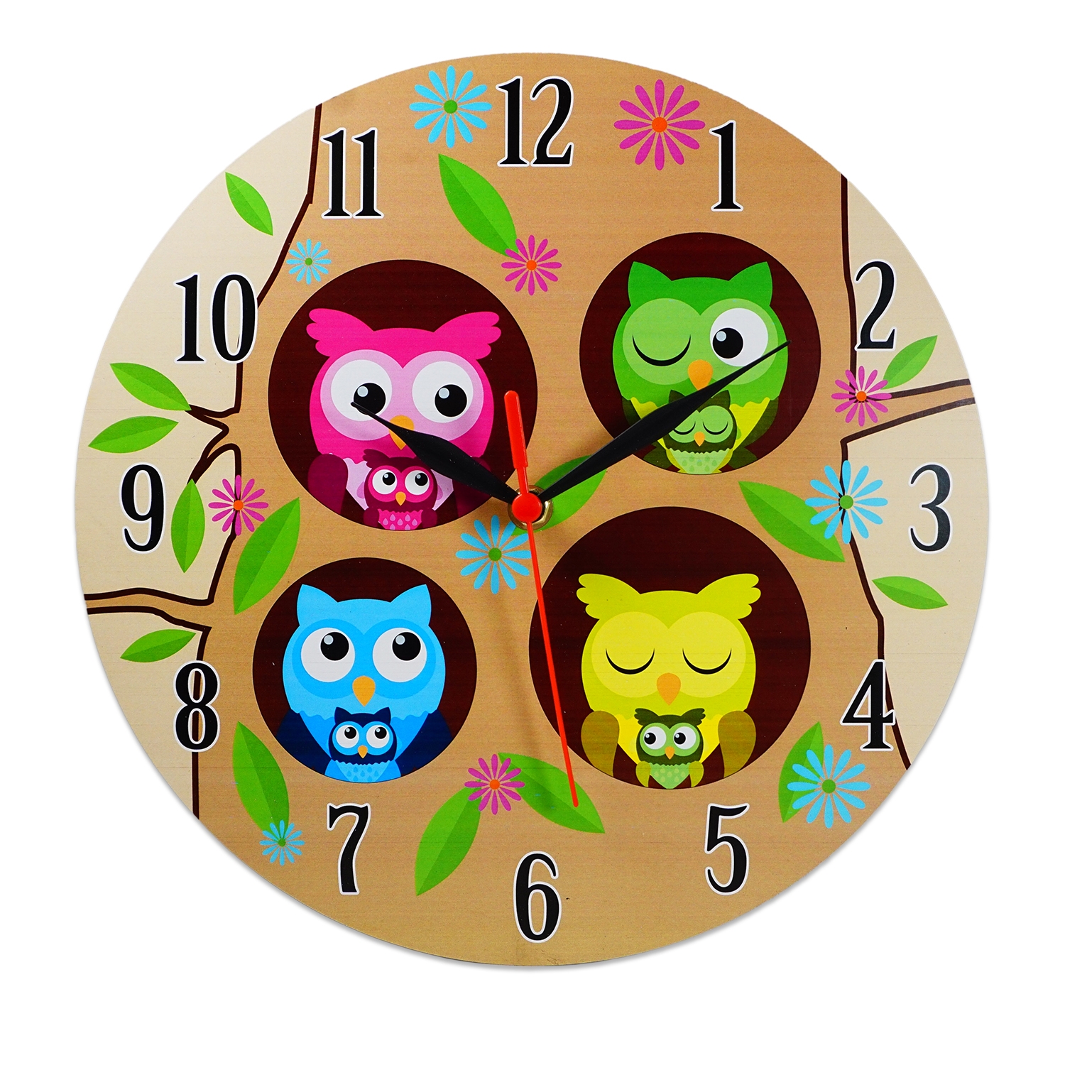 Ceas perete  - Patru Bufnite Ceas perete  - Patru Bufnite