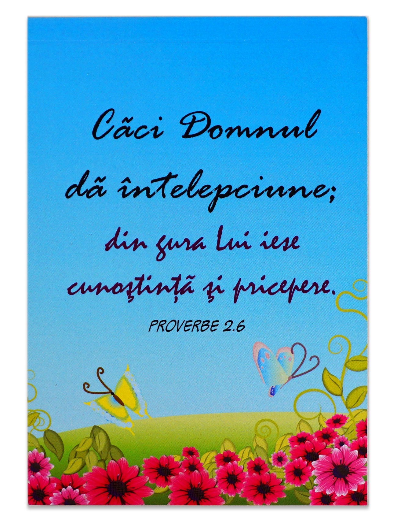 Carnetel A6 - Caci Domnul da intelepciune! Carnetel A6 - Caci Domnul da intelepciune!