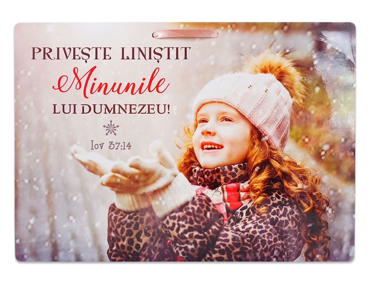 Poster cu verset - "Priveşte liniştit minunile lui Dumnezeu!" Iov 37:14 Poster cu verset - "Priveşte liniştit minunile lui Dumnezeu!" Iov 37:14