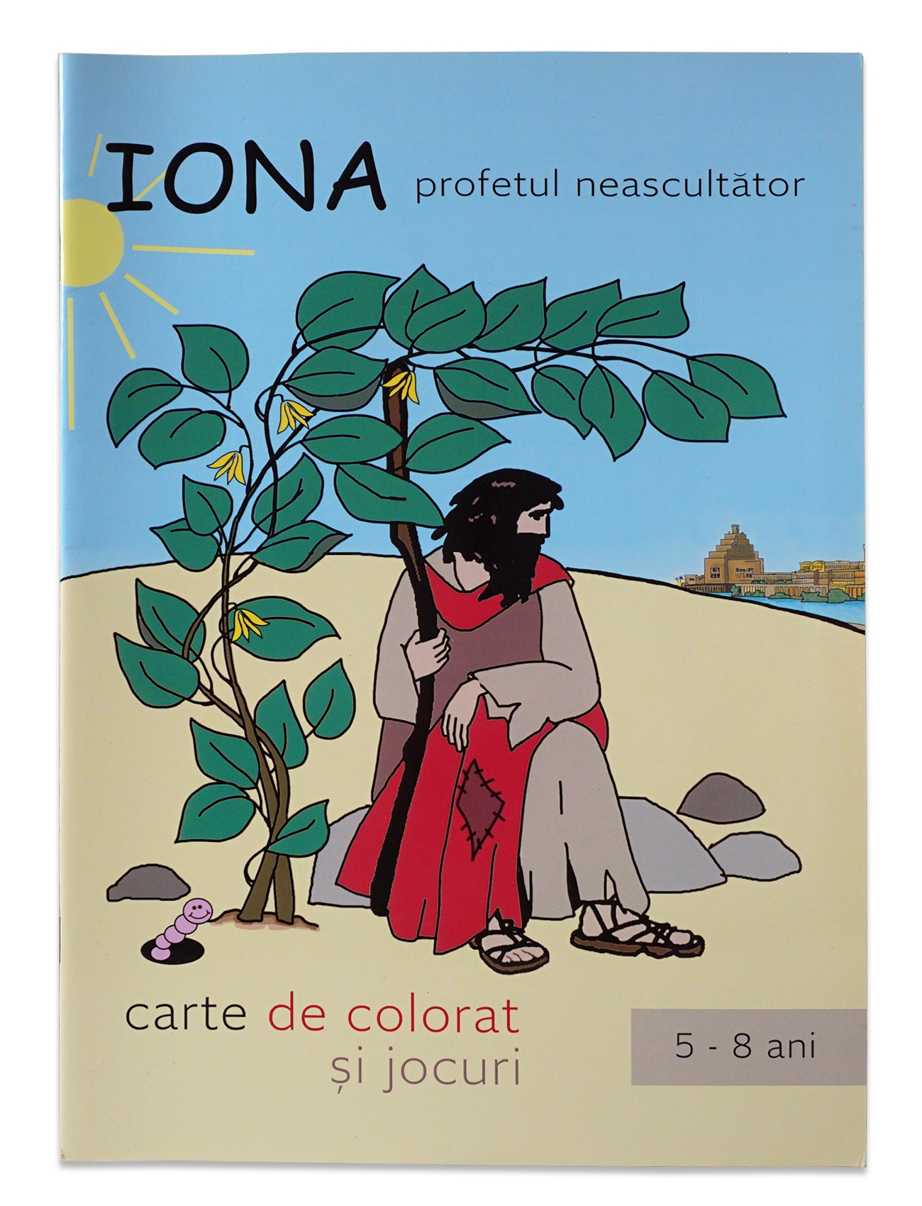 Iona, profetul neascultător - Carte de colorat şi jocuri Iona, profetul neascultător - Carte de colorat şi jocuri