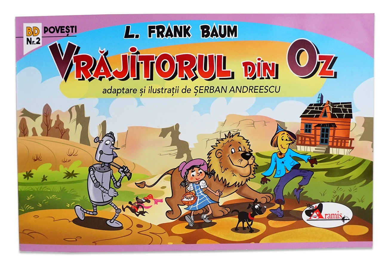 Vrajitorul din Oz - Benzi desenate - Povestiri pentru copii (5-7 ani) Vrajitorul din Oz - Benzi desenate - Povestiri pentru copii (5-7 ani)