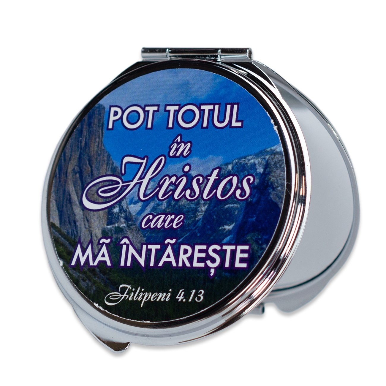Oglinda de poseta - Pot totul in Hristos Oglinda de poseta - Pot totul in Hristos