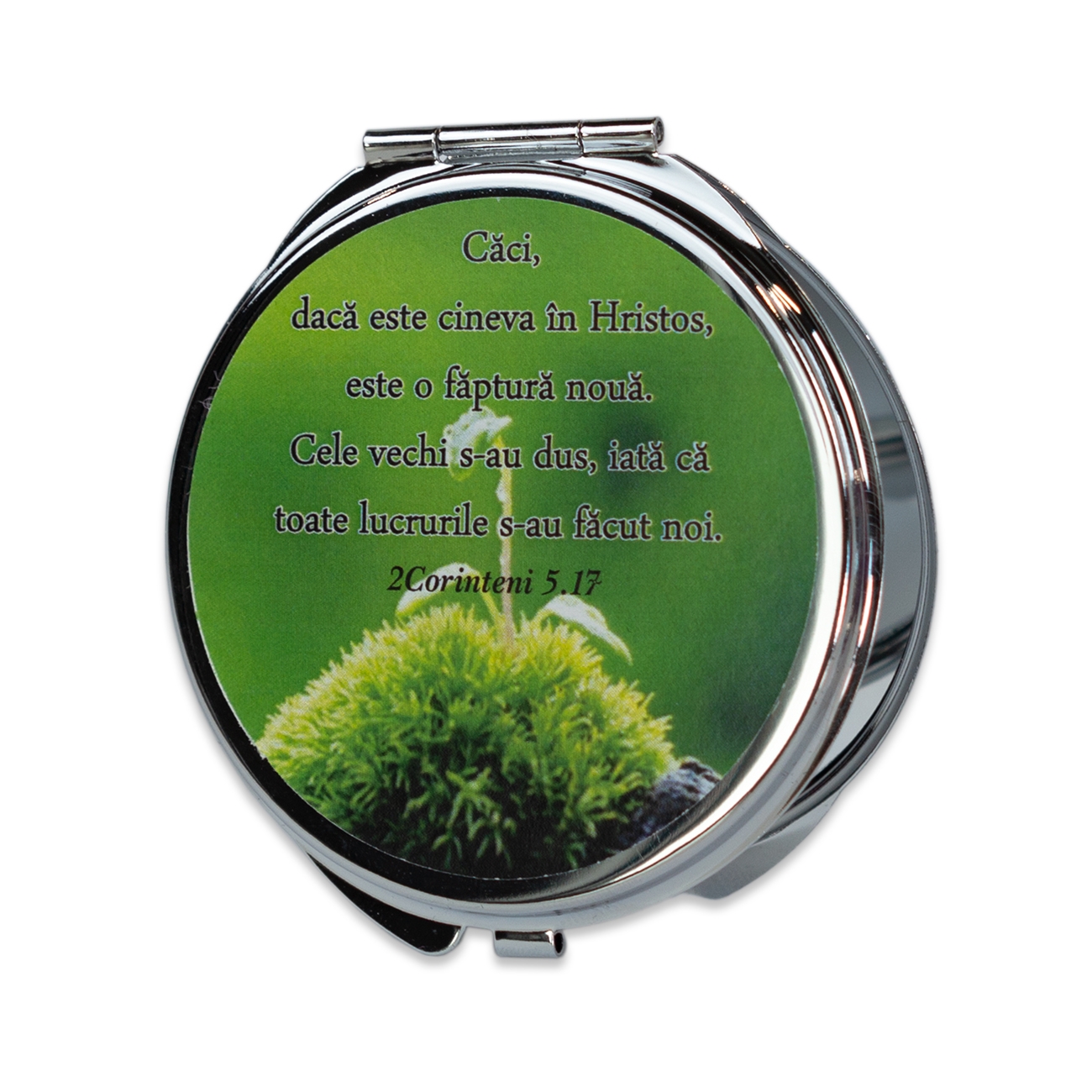 Oglinda de poseta - Caci daca este cineva in Hristos, este o faptura noua. Oglinda de poseta - Caci daca este cineva in Hristos, este o faptura noua.