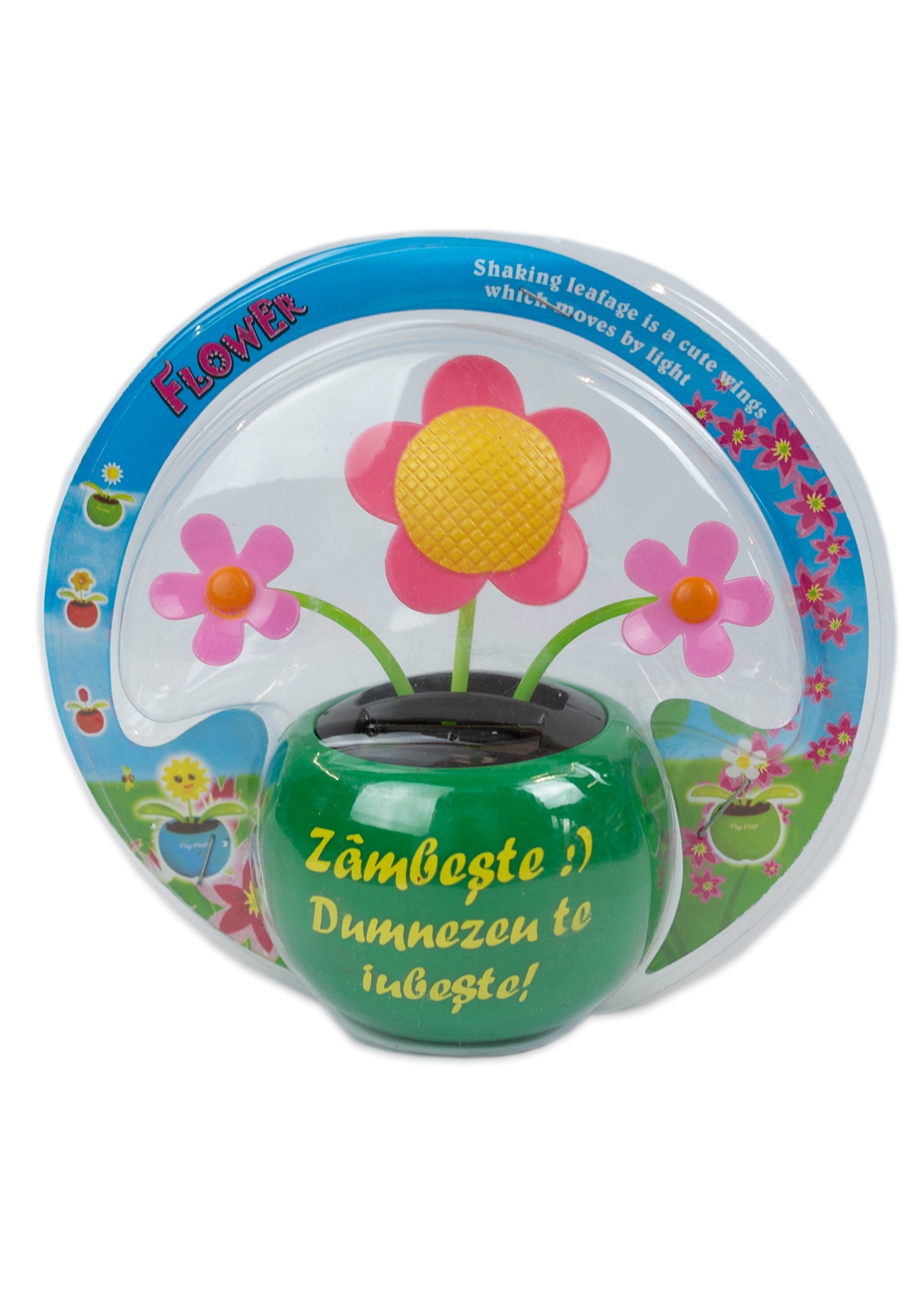 Floare solara - Zambeste :) Dumnezeu te iubeste! (verde) Floare solara - Zambeste :) Dumnezeu te iubeste! (verde)