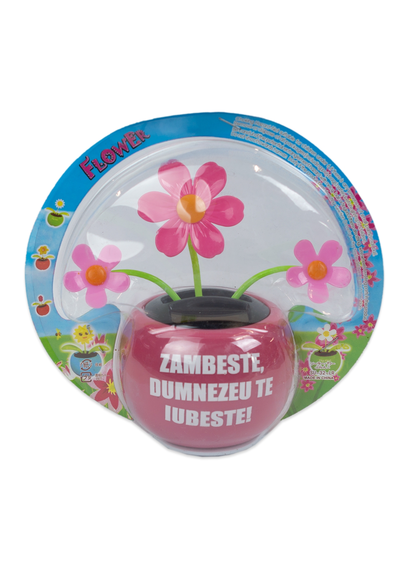 Floare solara - Zambeste :) Dumnezeu te iubeste! (roz) Floare solara - Zambeste :) Dumnezeu te iubeste! (roz)