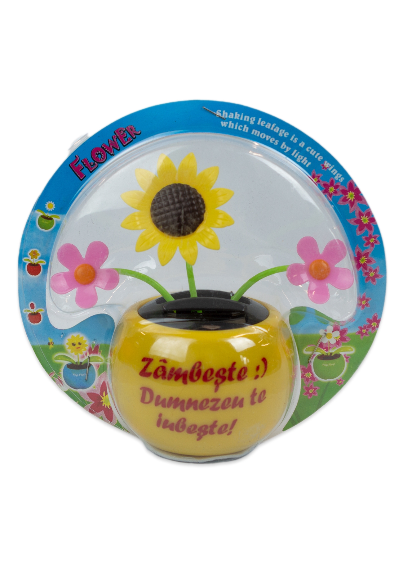 Floare solara - Zambeste :) Dumnezeu te iubeste! (galben) Floare solara - Zambeste :) Dumnezeu te iubeste! (galben)