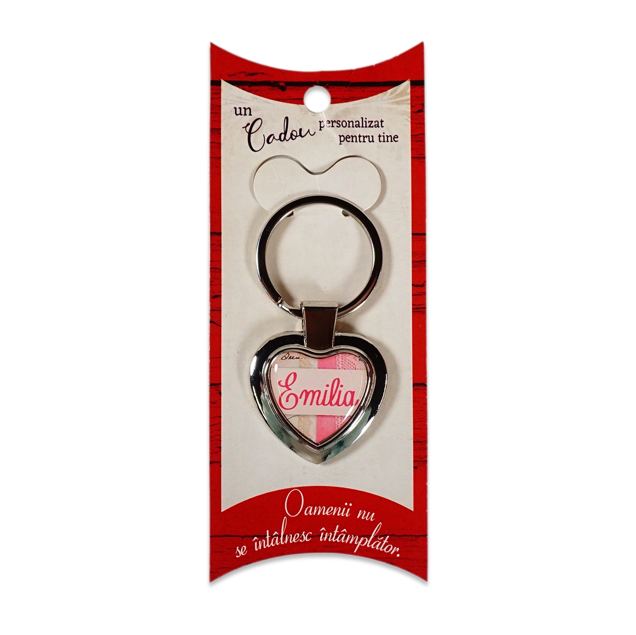 Breloc inima cu nume - Emilia Breloc inima cu nume - Emilia