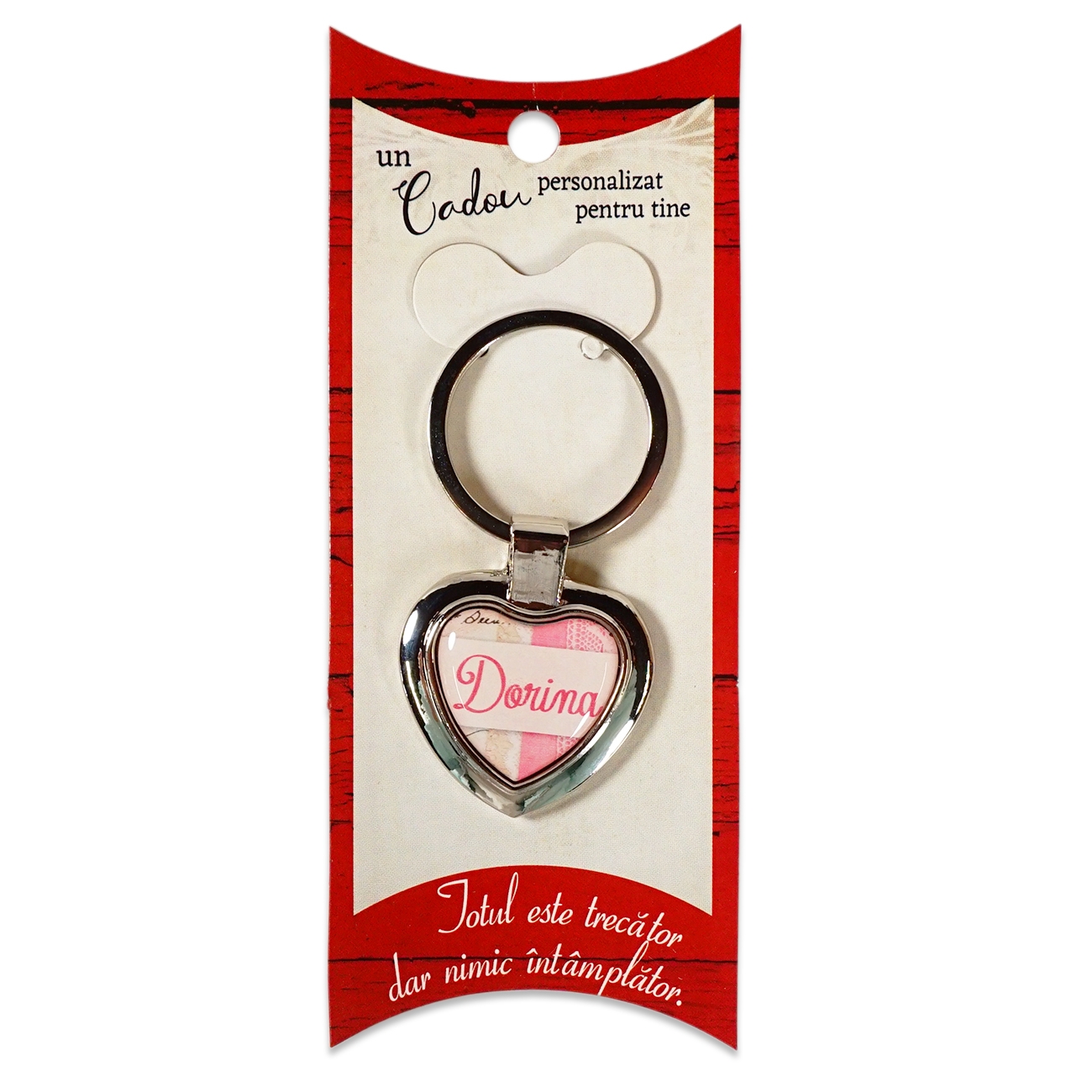 Breloc inima cu nume - Dorina Breloc inima cu nume - Dorina