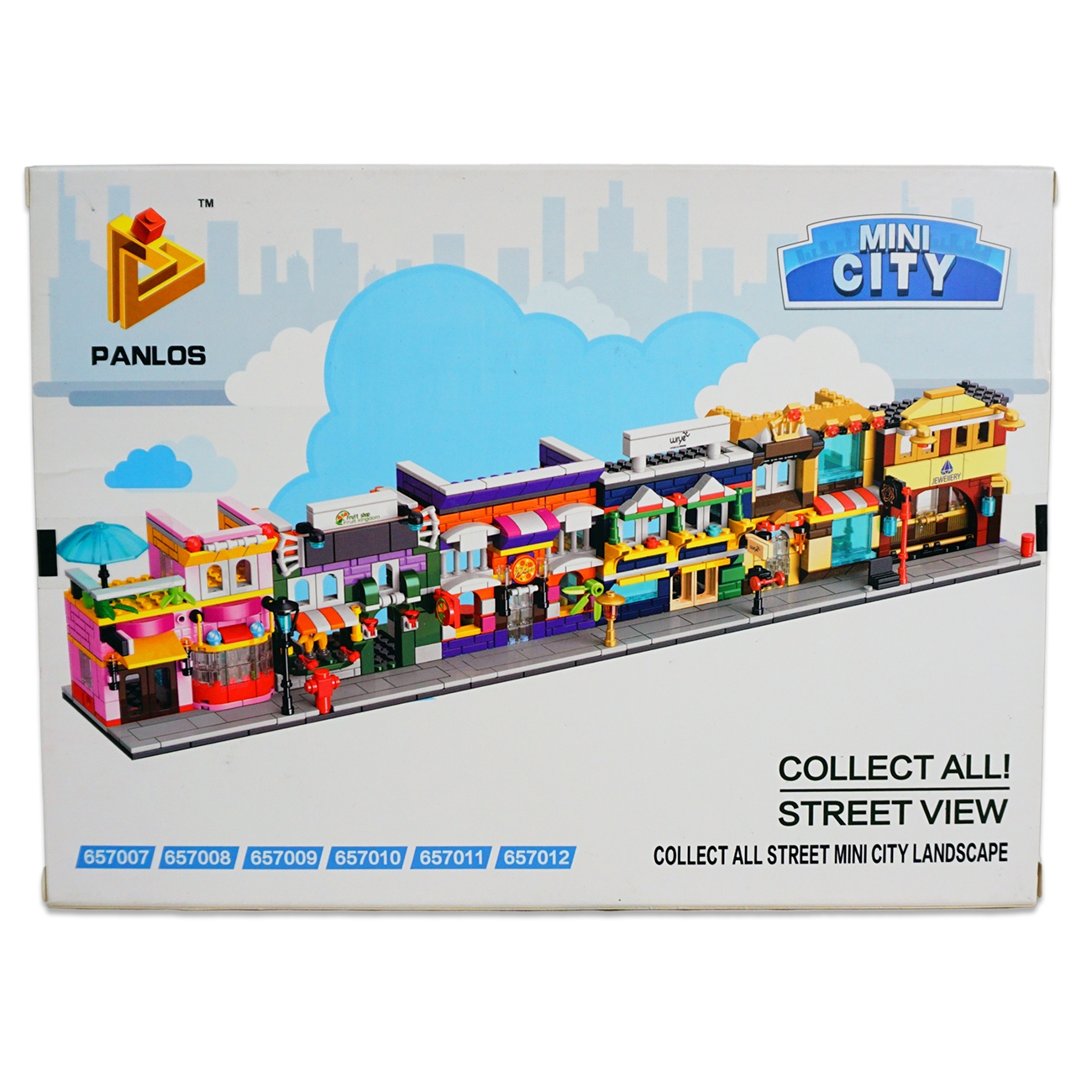Set jucarie constructii din plastic - Mini city Set jucarie constructii din plastic - Mini city