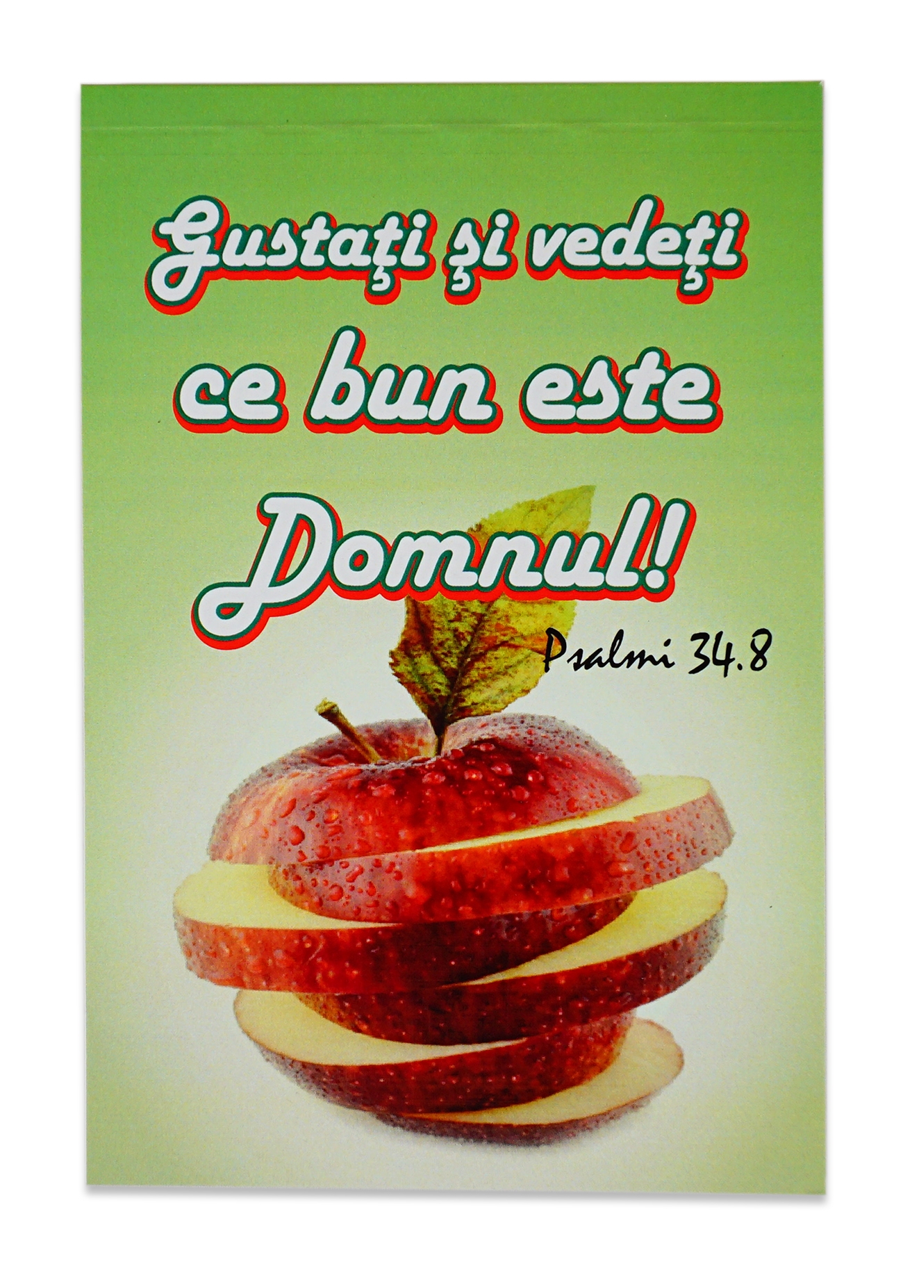 Carnetel A6 - Gustați și vedeți ce bun este Domnul! Carnetel A6 - Gustați și vedeți ce bun este Domnul!