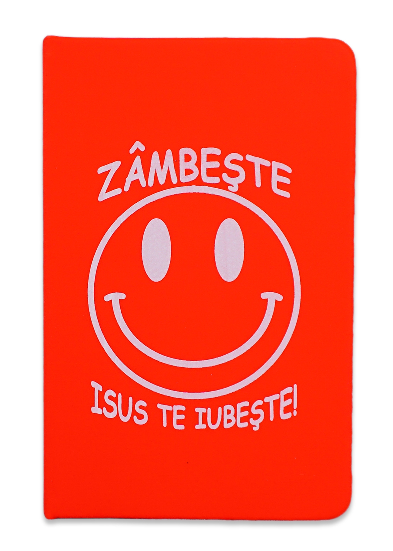Carnetel A6 - Zâmbește! Isus te iubește!(roșu) Carnetel A6 - Zâmbește! Isus te iubește!(roșu)