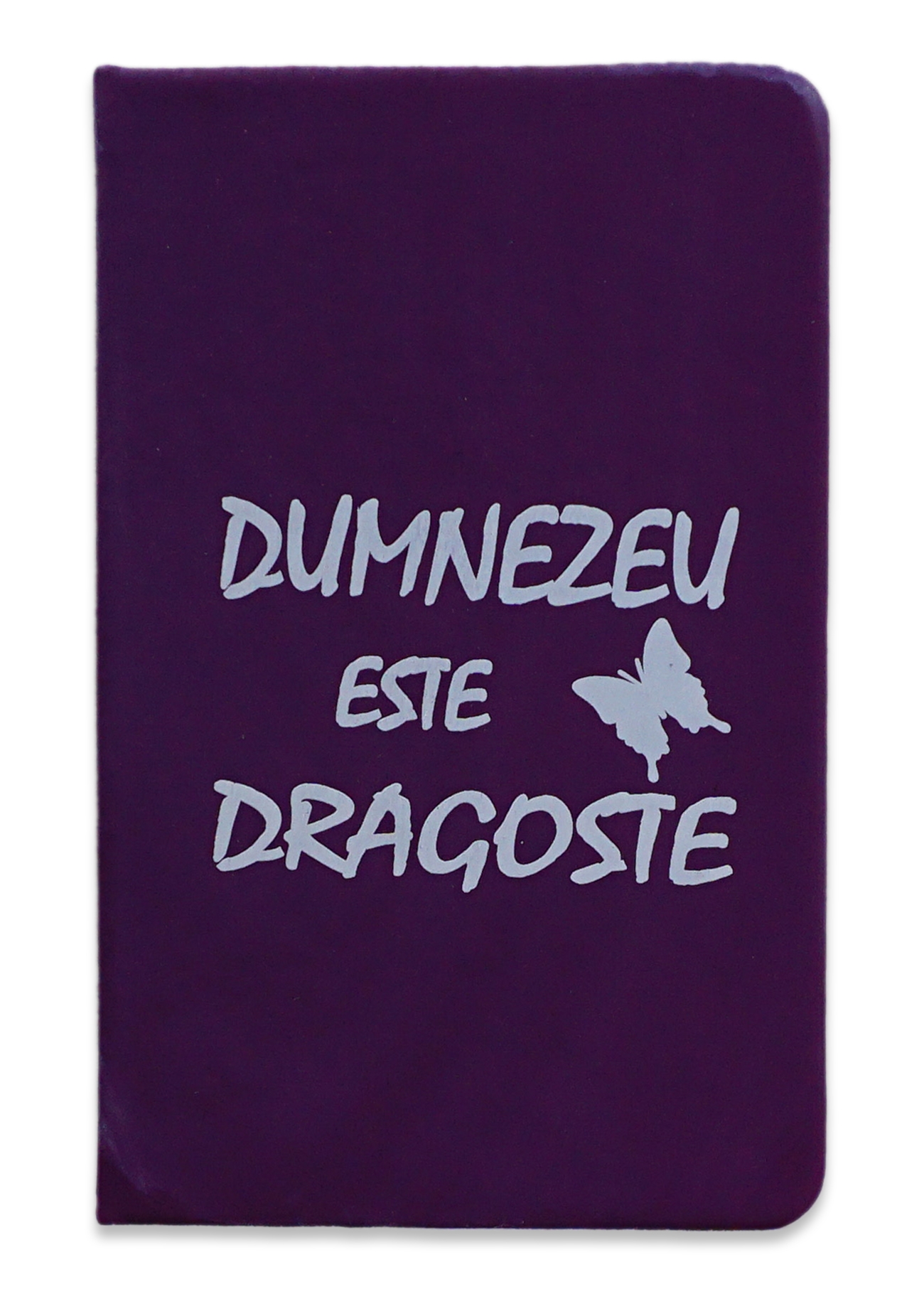 Carnetel A6 - Dumnezeu este dragoste (mov) Carnetel A6 - Dumnezeu este dragoste (mov)