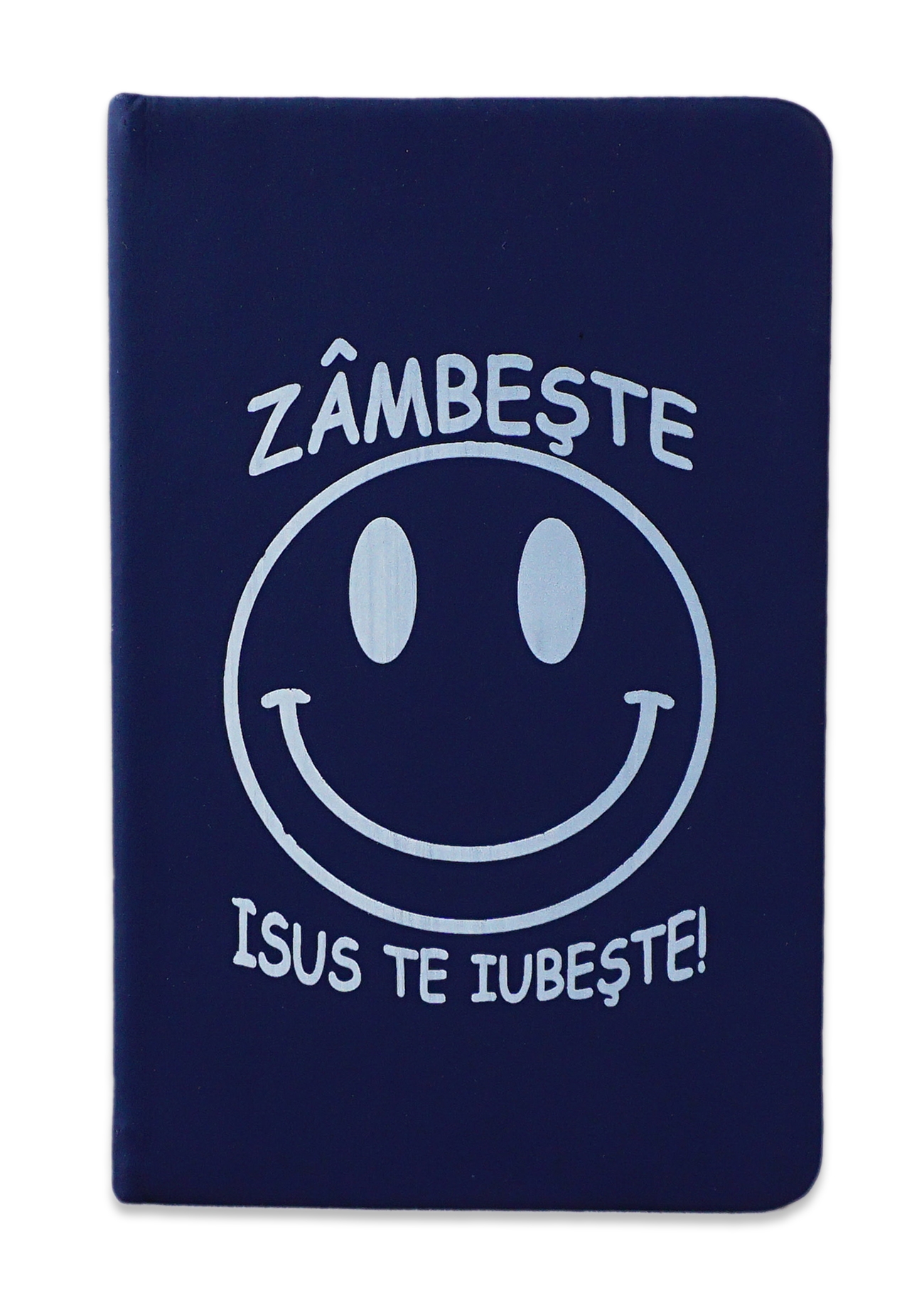 Carnetel A5 - Zâmbește! Isus te iubește! (bleumarin) Carnetel A5 - Zâmbește! Isus te iubește! (bleumarin)