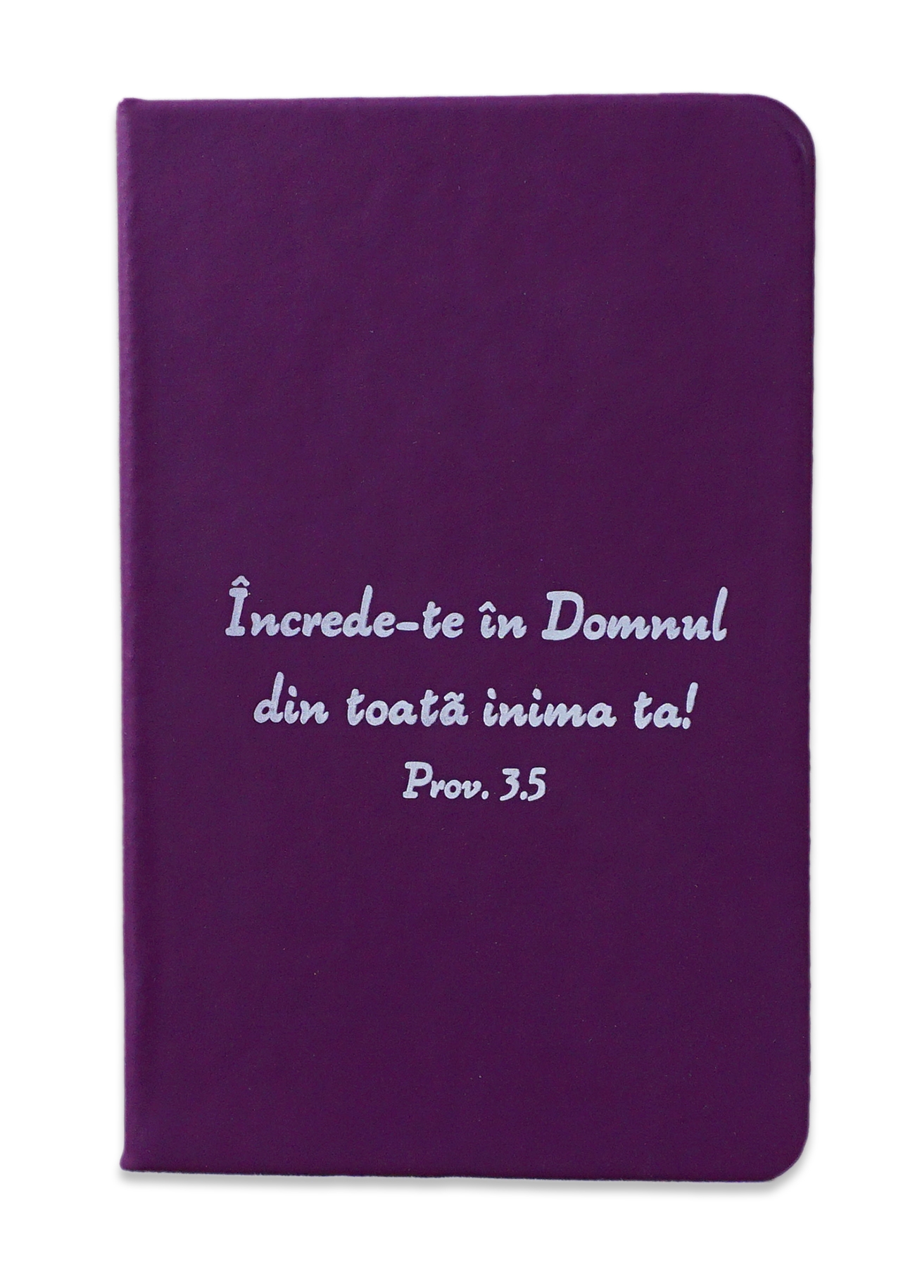 Carnetel A5 - Încrede-te în Domnul (mov) Carnetel A5 - Încrede-te în Domnul (mov)