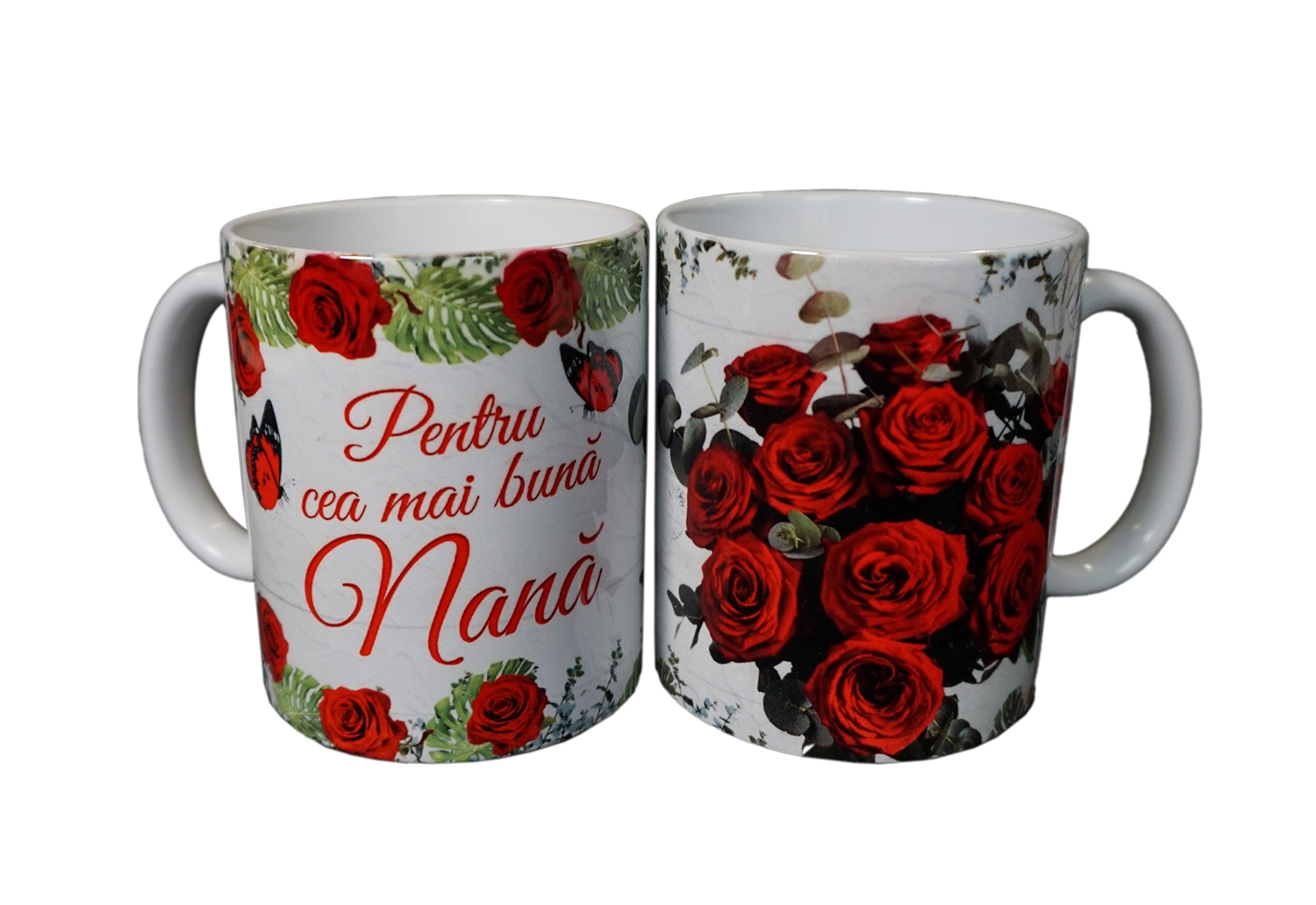 Cana cadou cu trandafiri pentru nana Cana cadou cu trandafiri pentru nana