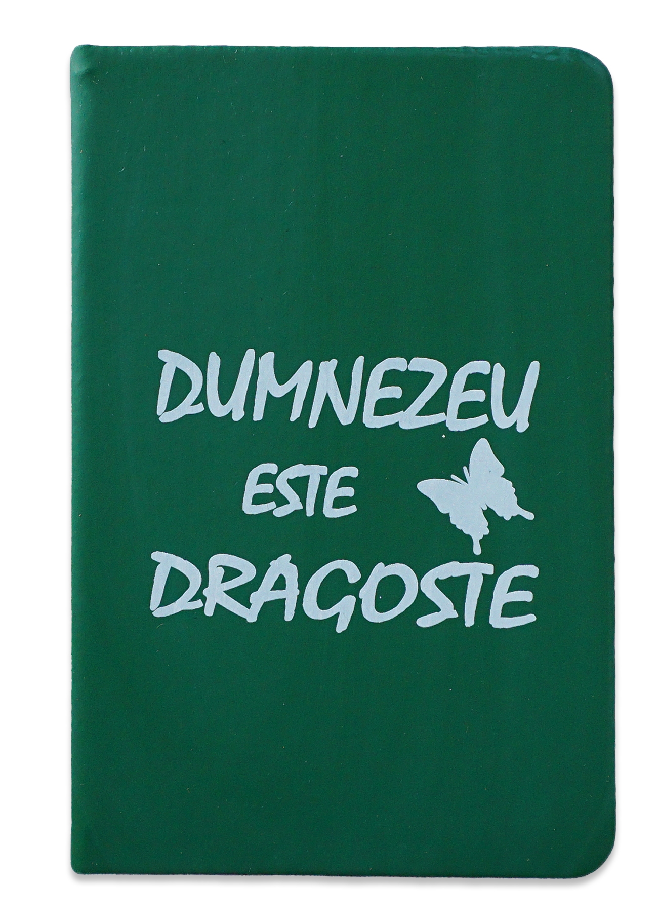 Carnetel A6 - Dumnezeu este dragoste (verde) Carnetel A6 - Dumnezeu este dragoste (verde)