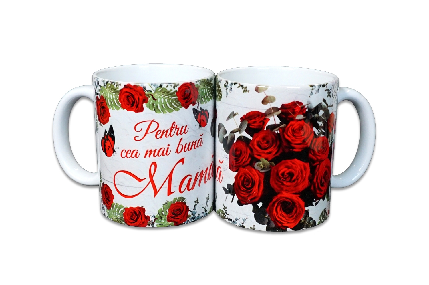 Cana cadou cu trandafiri pentru moasa Cana cadou cu trandafiri pentru moasa