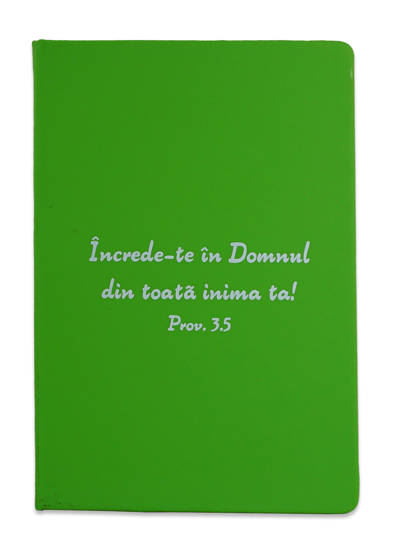 Carnetel A5 - Încrede-te în Domnul (verde deschis) Carnetel A5 - Încrede-te în Domnul (verde deschis)