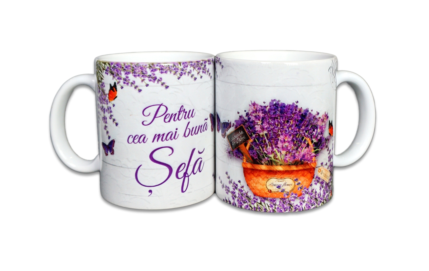 Cana cadou pentru sefa cu lavanda Cana cadou pentru sefa cu lavanda