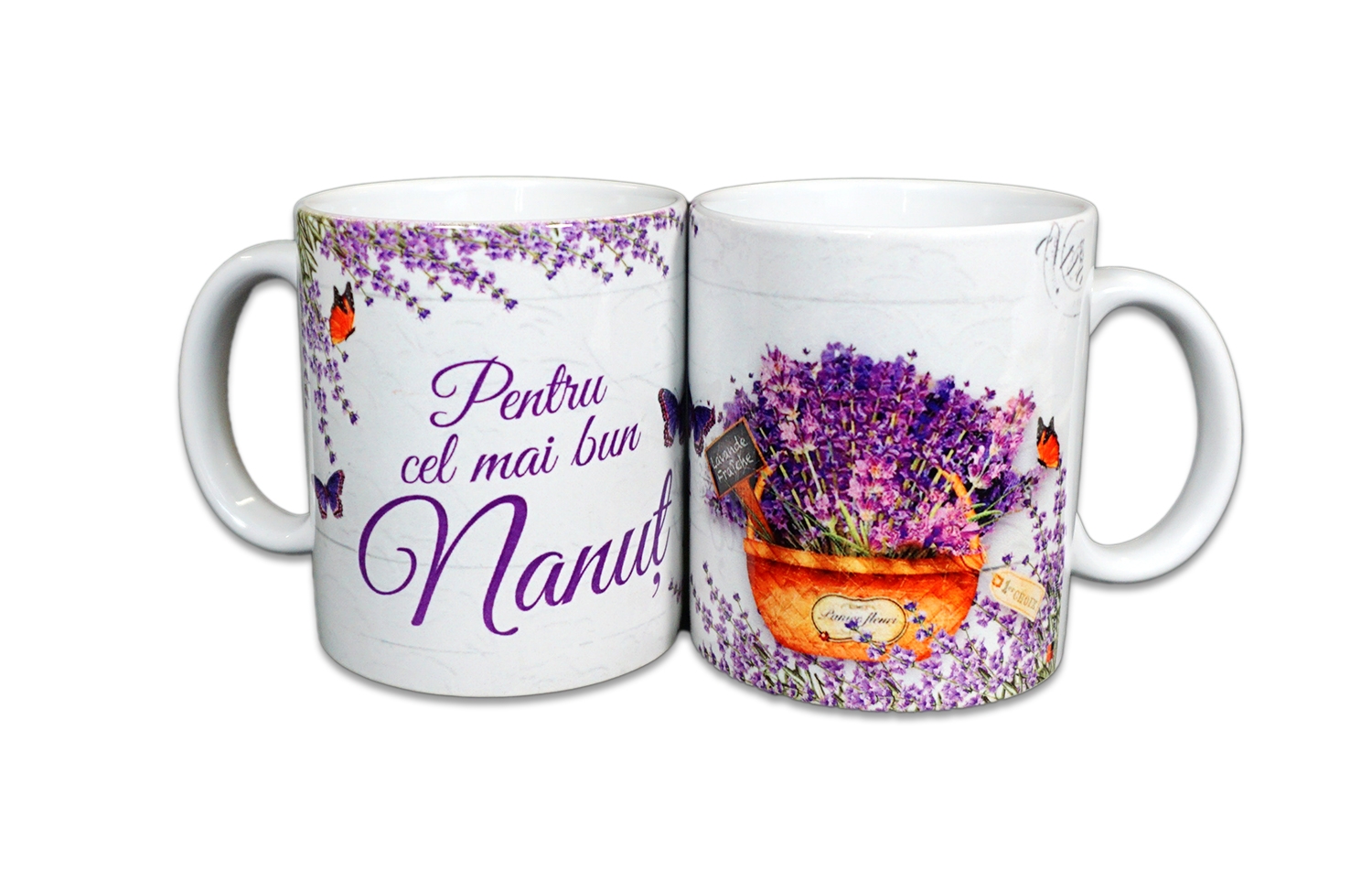 Cana cadou pentru nanut cu lavanda Cana cadou pentru nanut cu lavanda