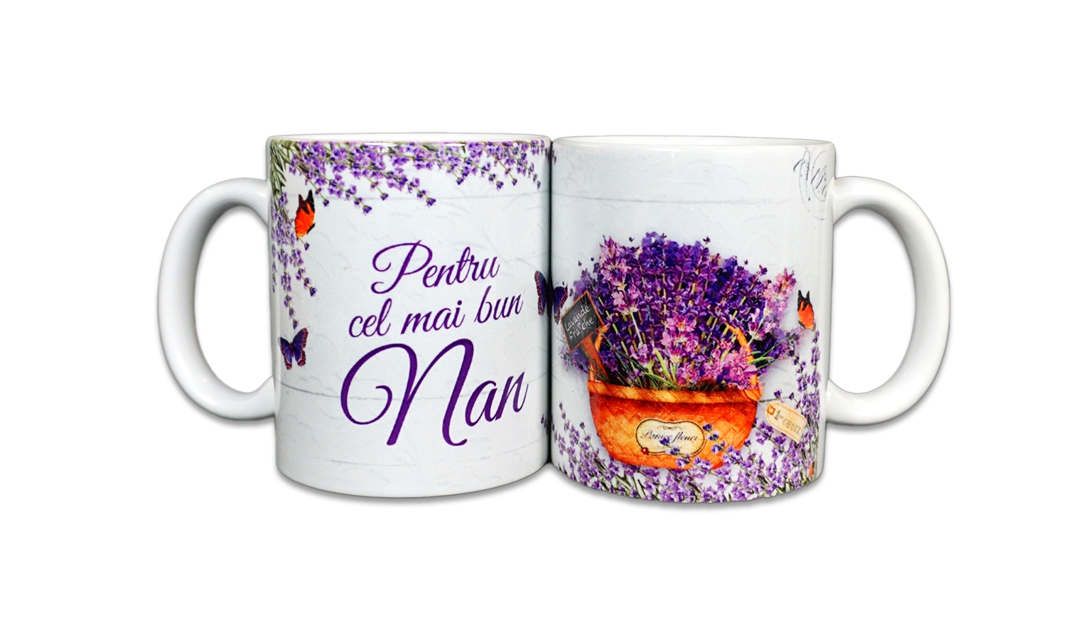 Cana cadou pentru nan cu lavanda Cana cadou pentru nan cu lavanda