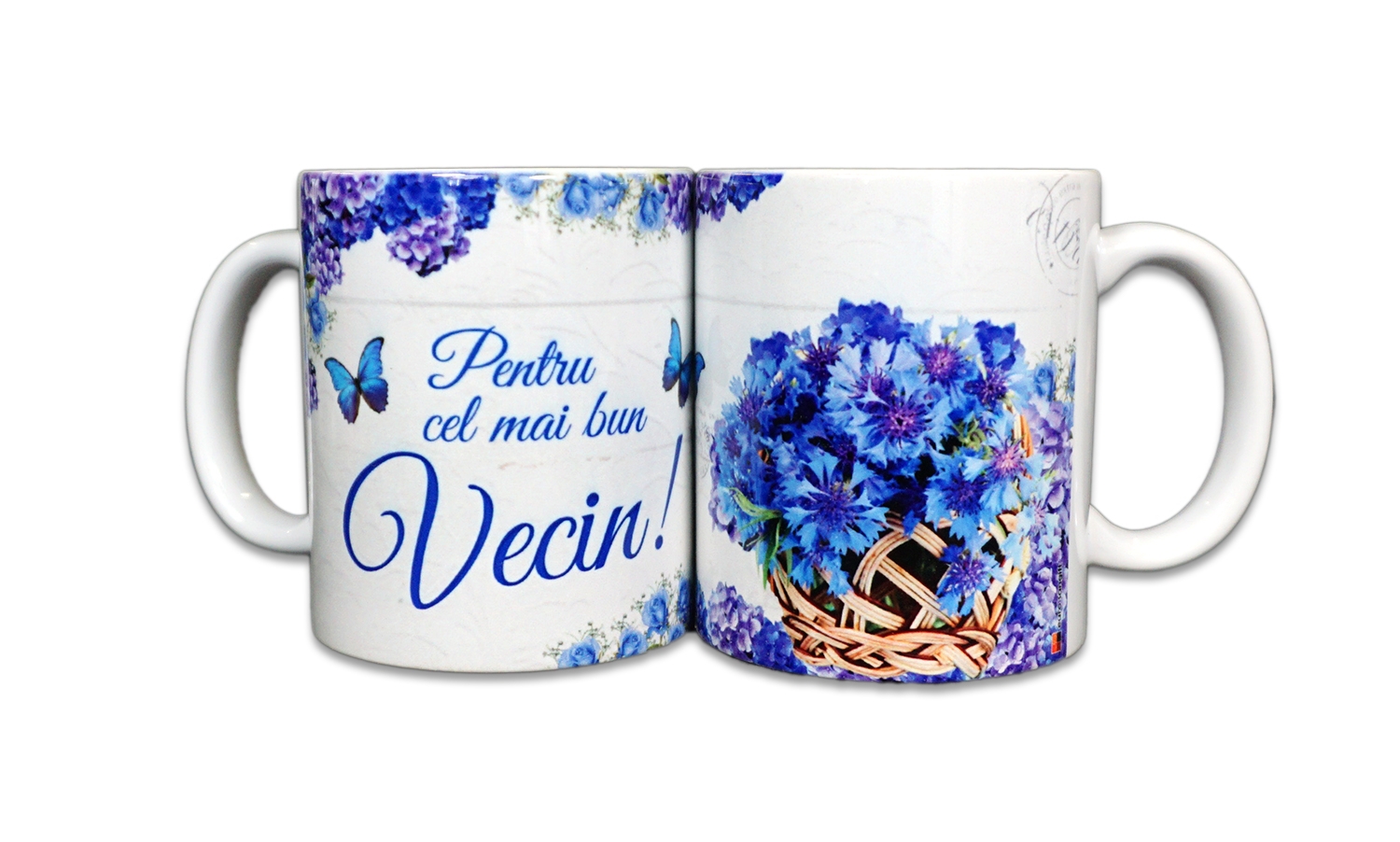 Cana cadou albastra pentru vecin Cana cadou albastra pentru vecin