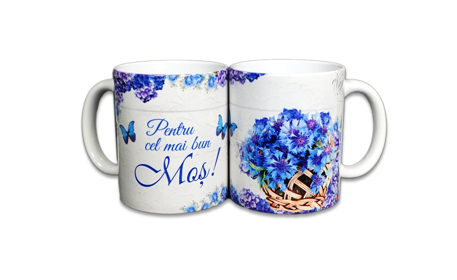 Cana cadou albastra pentru mos Cana cadou albastra pentru mos