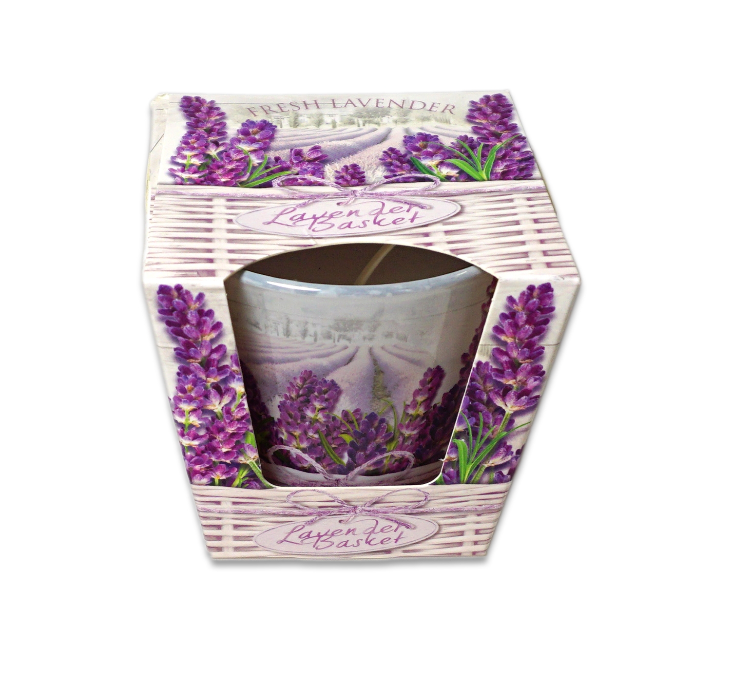 Lumanare parfumata - Floral lavander basket Lumanare parfumata - Floral lavander basket