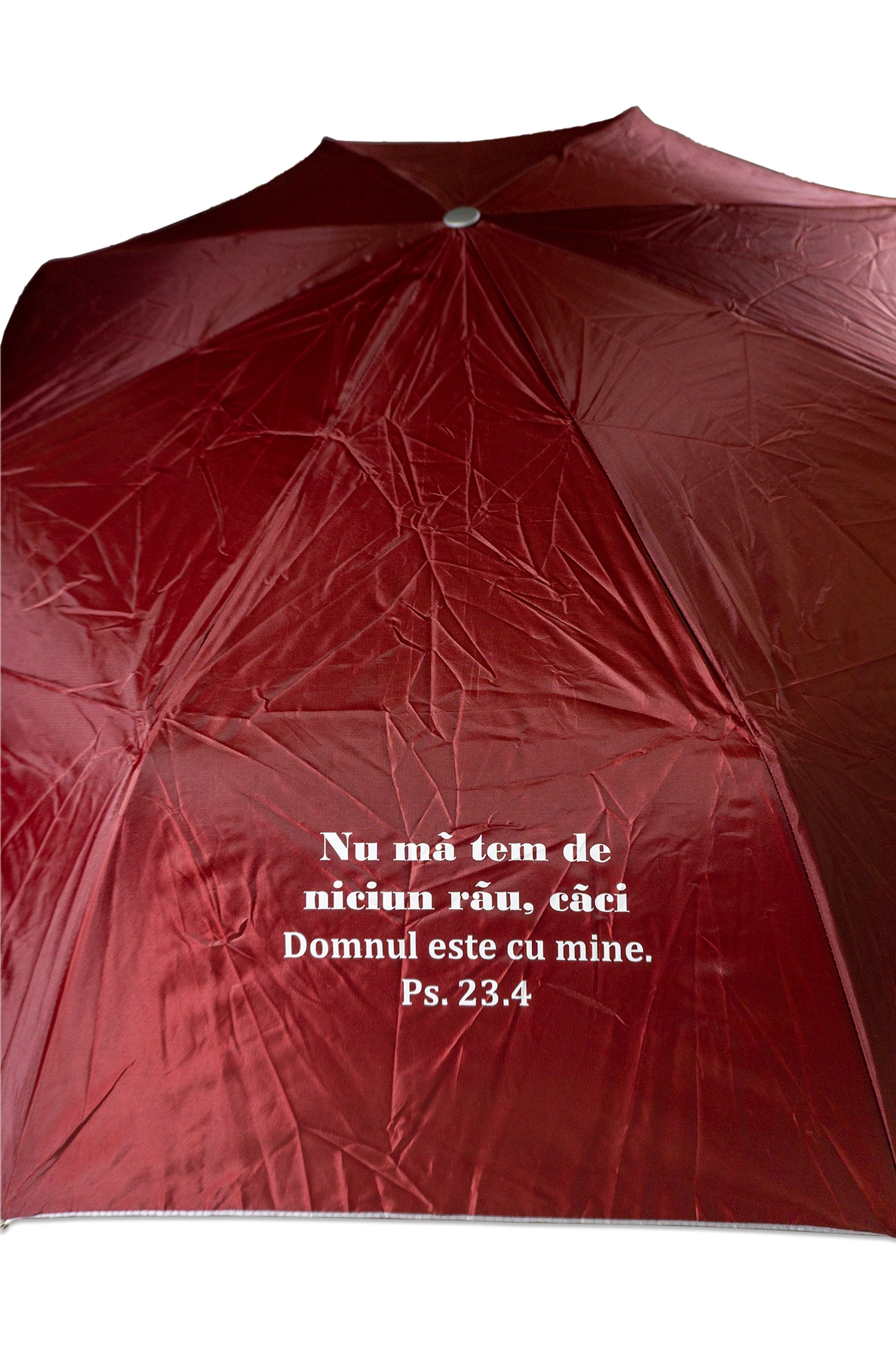 Umbrela adulti pliabila - Nu mă tem (bordo) Umbrela adulti pliabila - Nu mă tem (bordo)