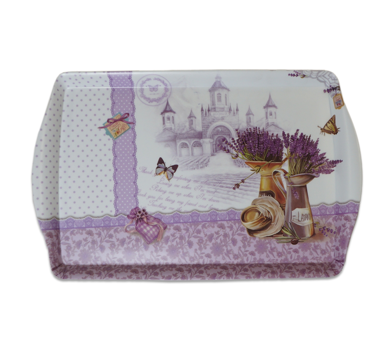 Tava decorata Lavender