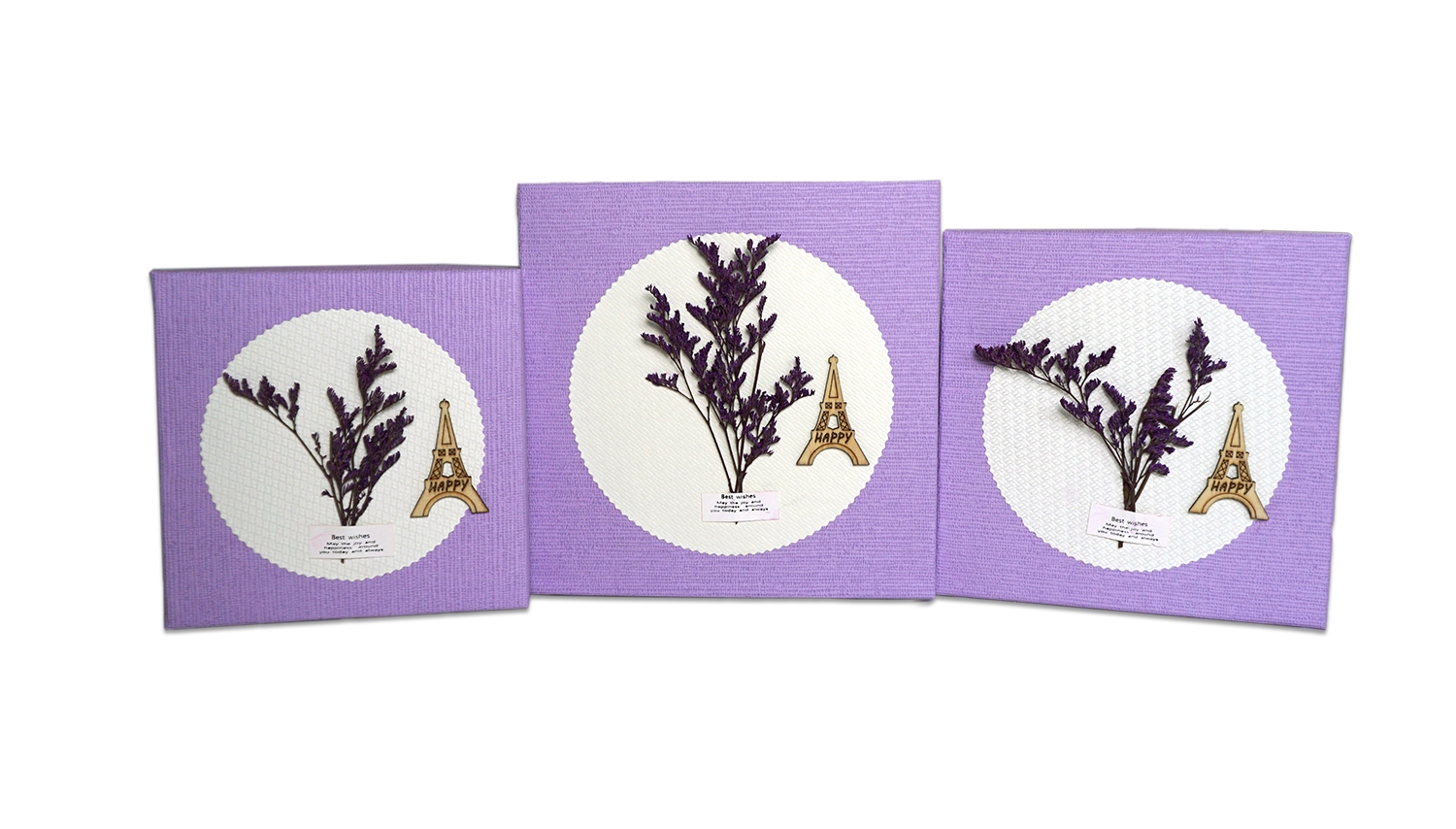 Set cutii decorative mov - Lavanda Set cutii decorative mov - Lavanda