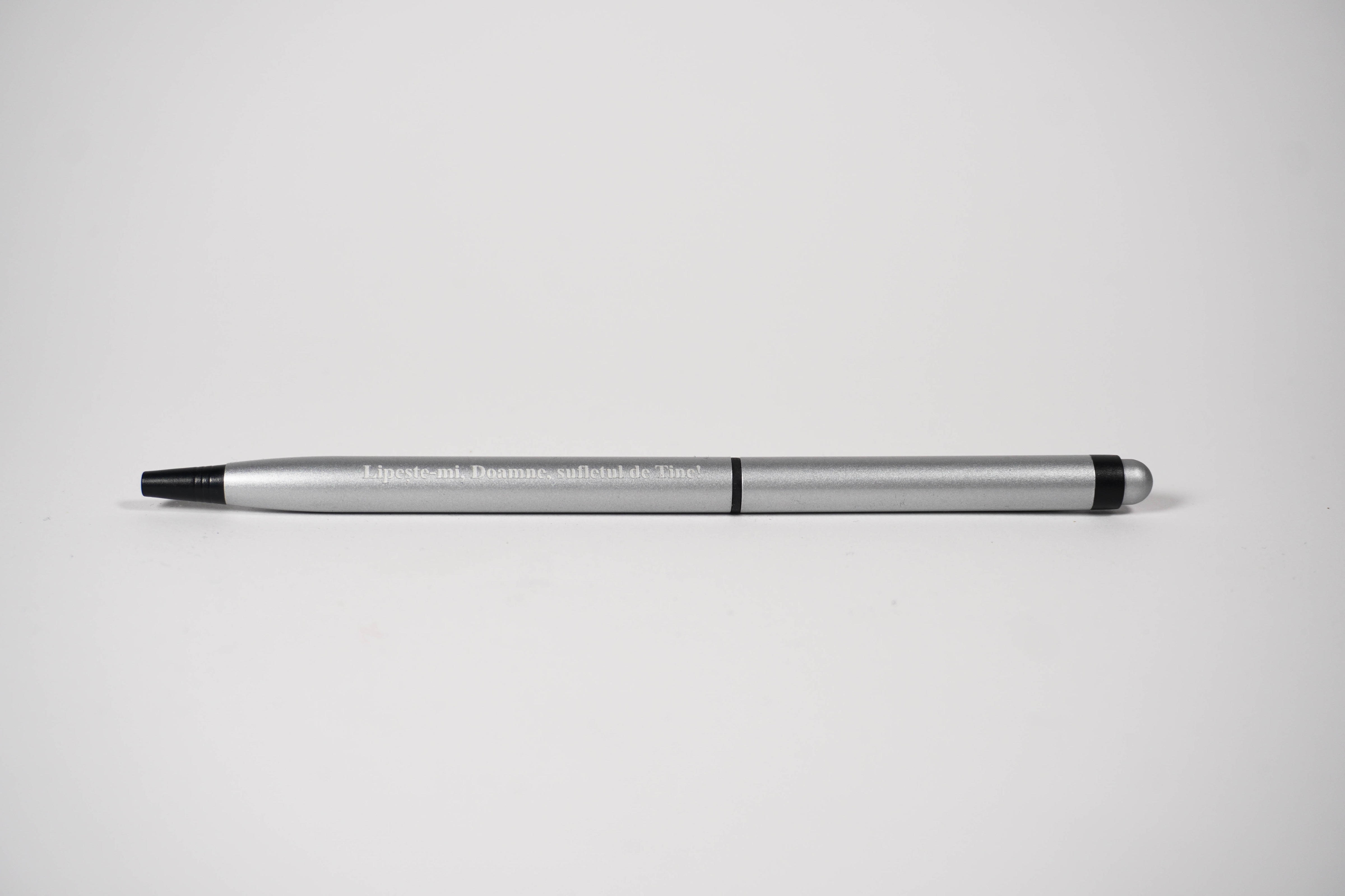 Pix touchscreen pentru telefon - Lipește-mi, Doamne! (argintiu) Pix touchscreen pentru telefon - Lipește-mi, Doamne! (argintiu)