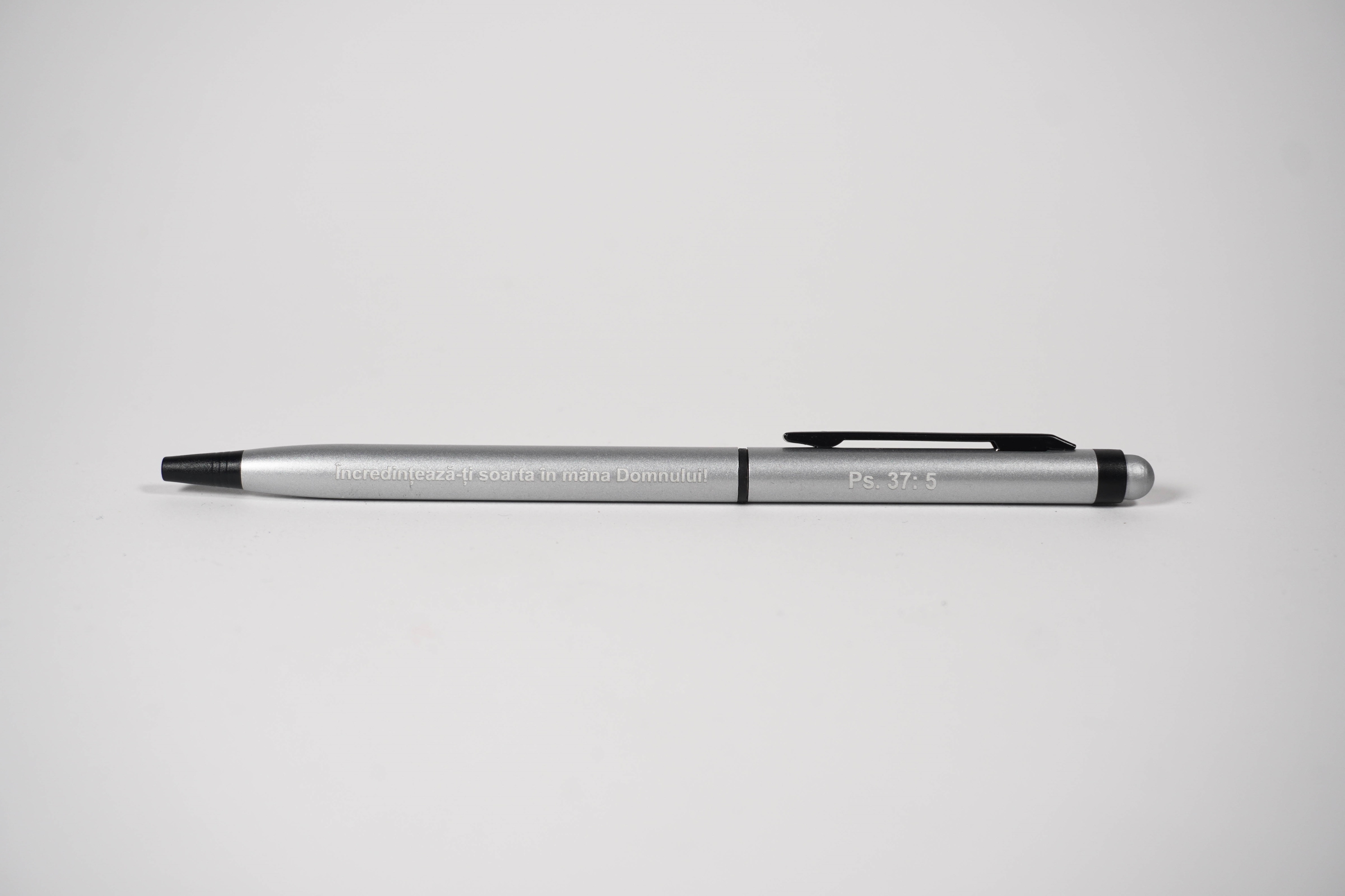 Pix touchscreen pentru telefon - Încredințează-ți soarta! (argintiu) Pix touchscreen pentru telefon - Încredințează-ți soarta! (argintiu)