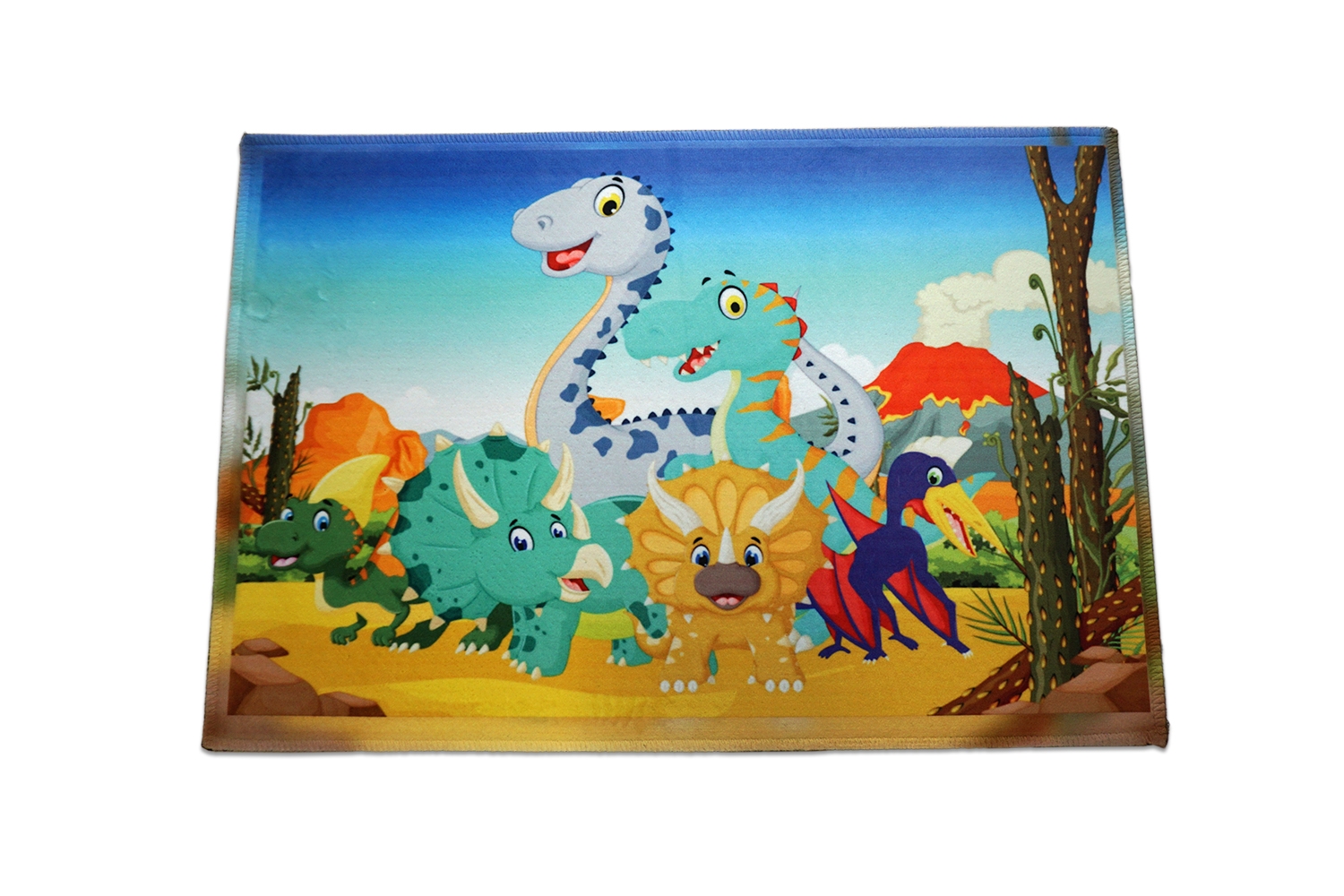 Covoras decorat pentru copii cu dinozauri Covoras decorat pentru copii cu dinozauri