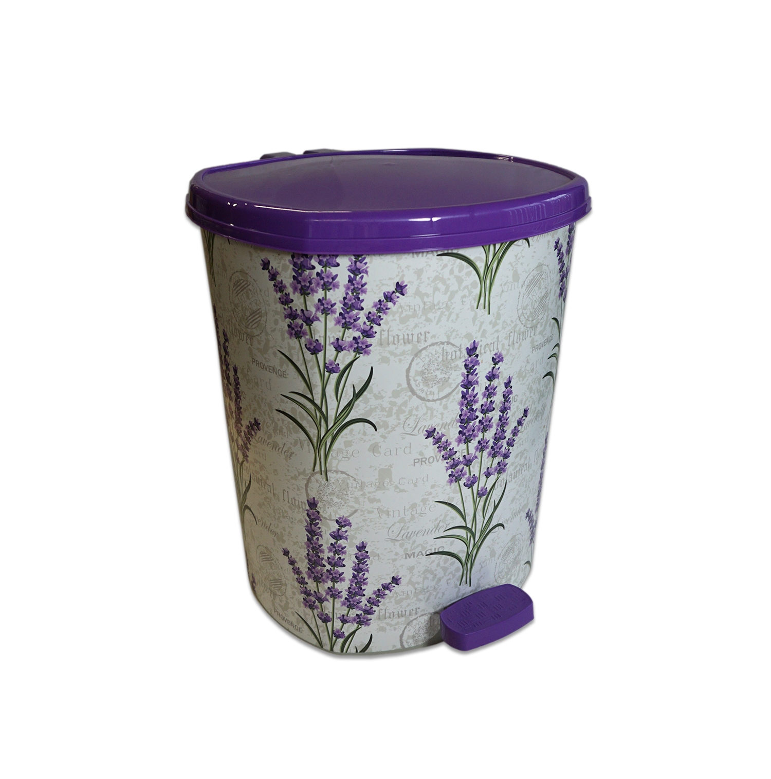 Cos de gunoi cu pedala Lavender 6 l Cos de gunoi cu pedala Lavender 6 l