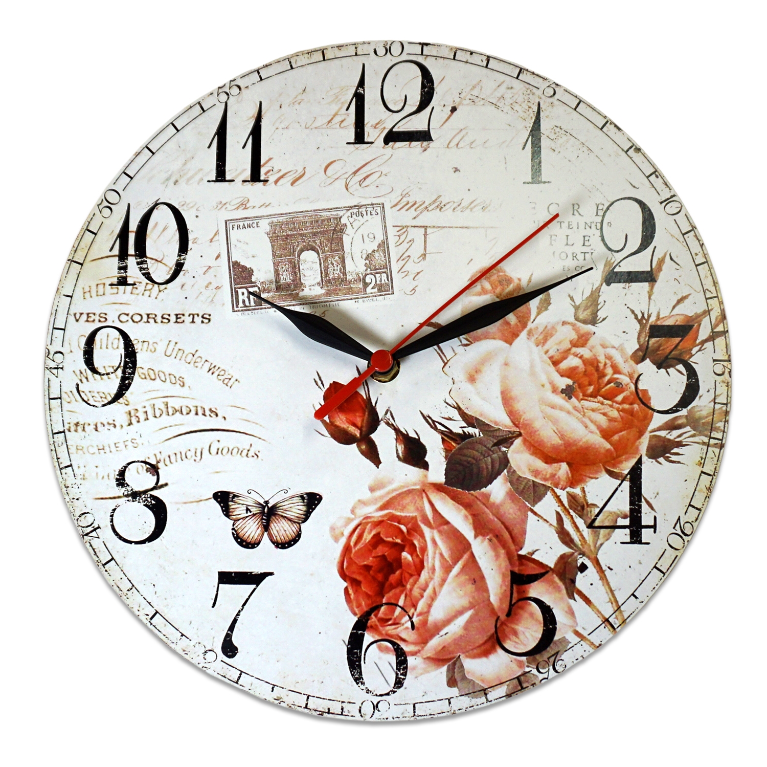 Ceas perete - Trandafiri Ceas perete - Trandafiri