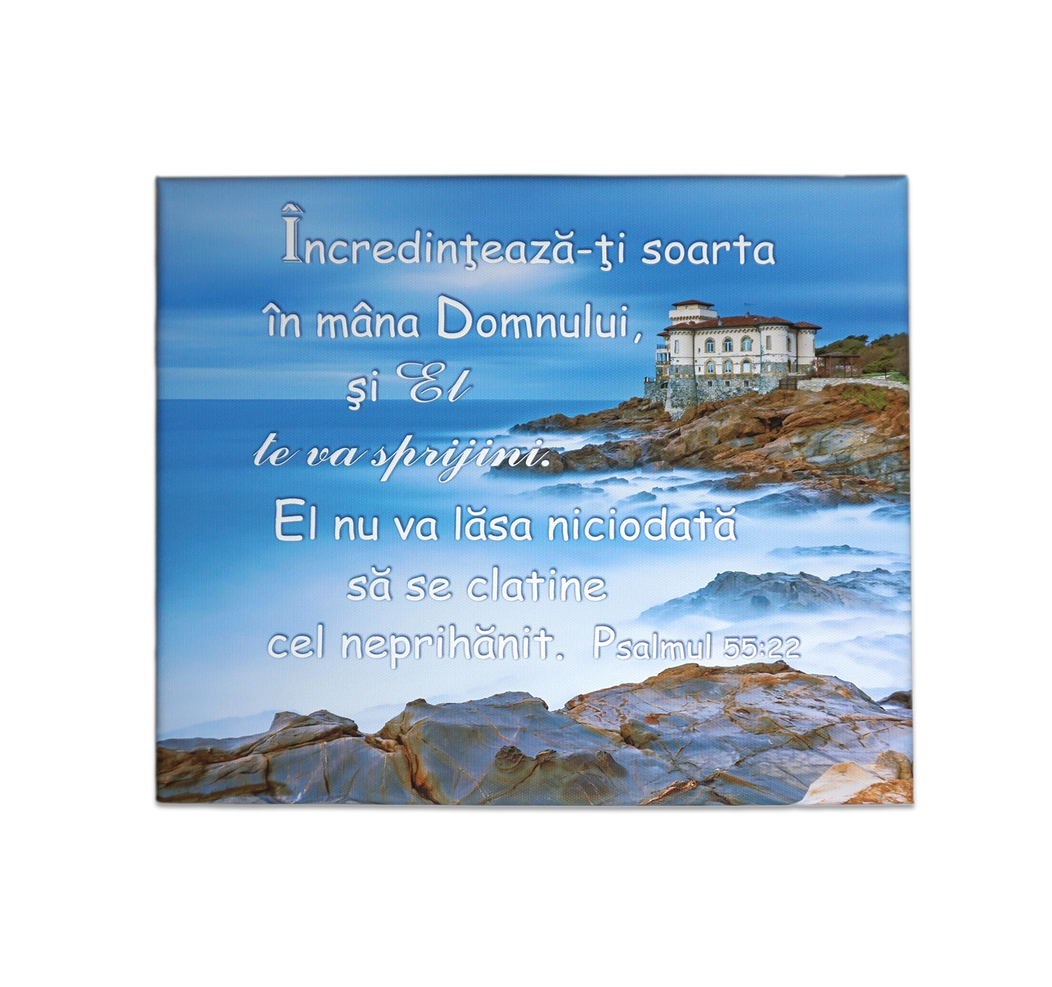 Tablou canvas (25x30cm) - Incredinteaza-ti soarta Tablou canvas (25x30cm) - Incredinteaza-ti soarta