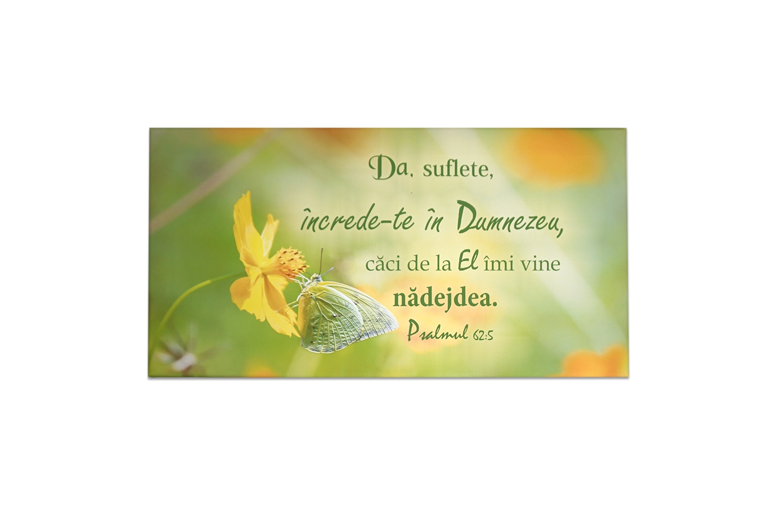 Tablou canvas - Da, suflete, increde-te in Dumnezeu (25x50 cm) Tablou canvas - Da, suflete, increde-te in Dumnezeu (25x50 cm)