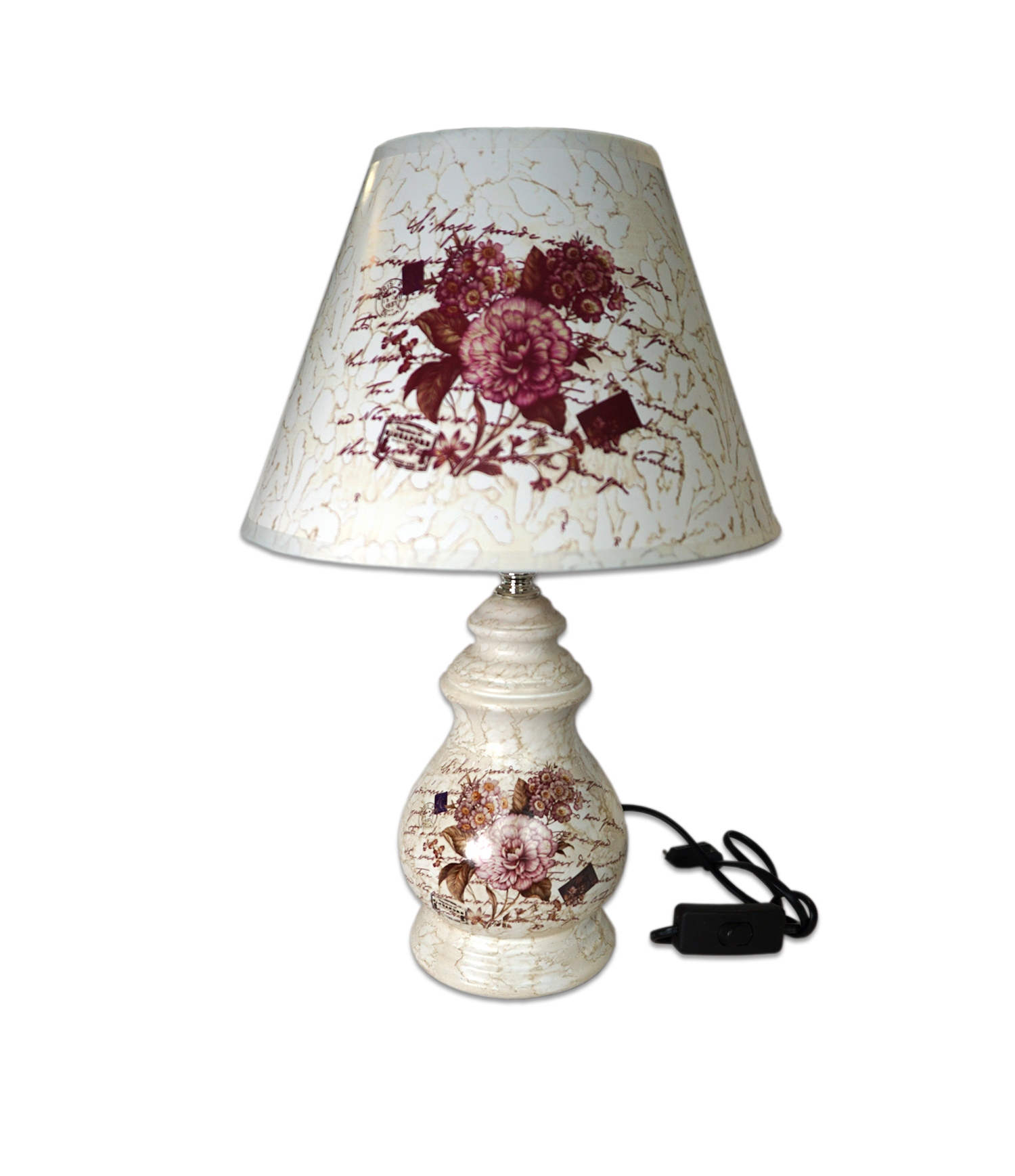 Veioza cu model floral Veioza cu model floral