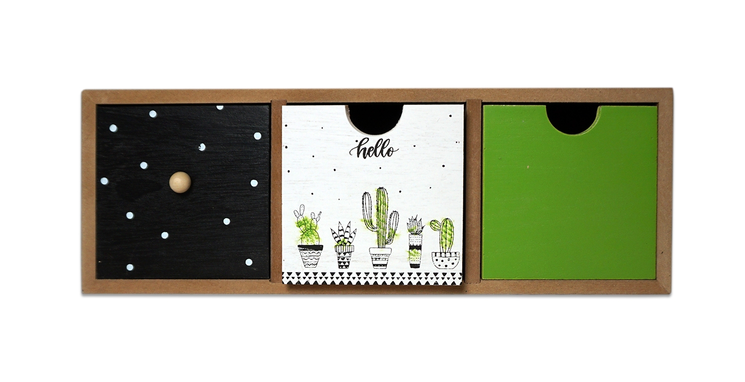 Cutie decorativa - Dulap cu 3 sertare Cutie decorativa - Dulap cu 3 sertare