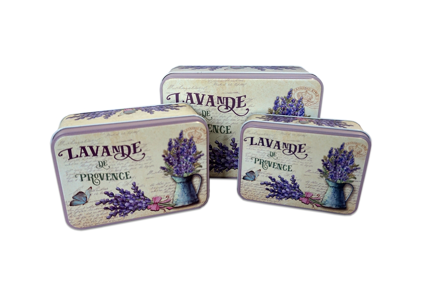Cutie decorativa -Set de cutii lavanda Cutie decorativa -Set de cutii lavanda