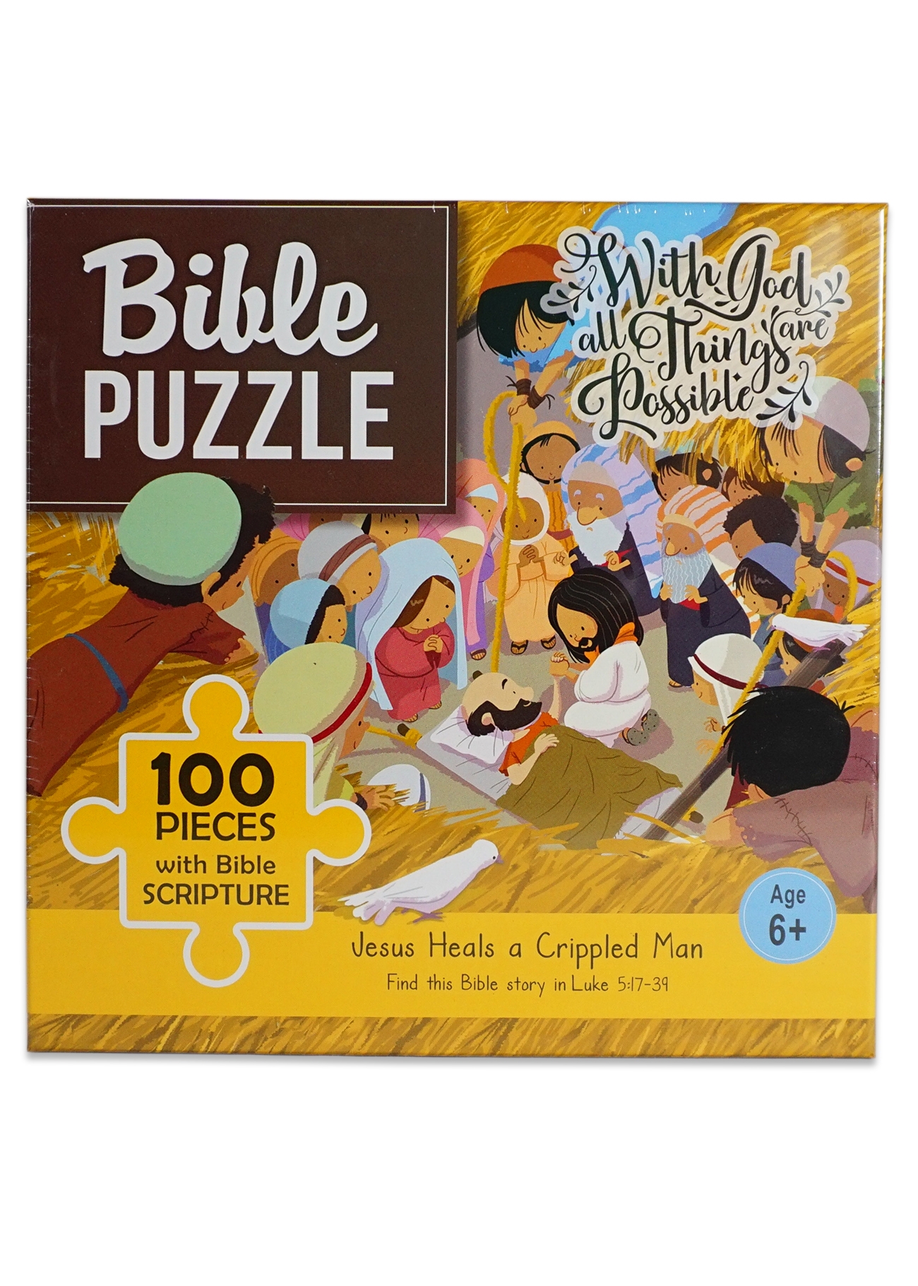 Puzzle biblic 100 piese - Jesus Heals a Crippled Man Puzzle biblic 100 piese - Jesus Heals a Crippled Man