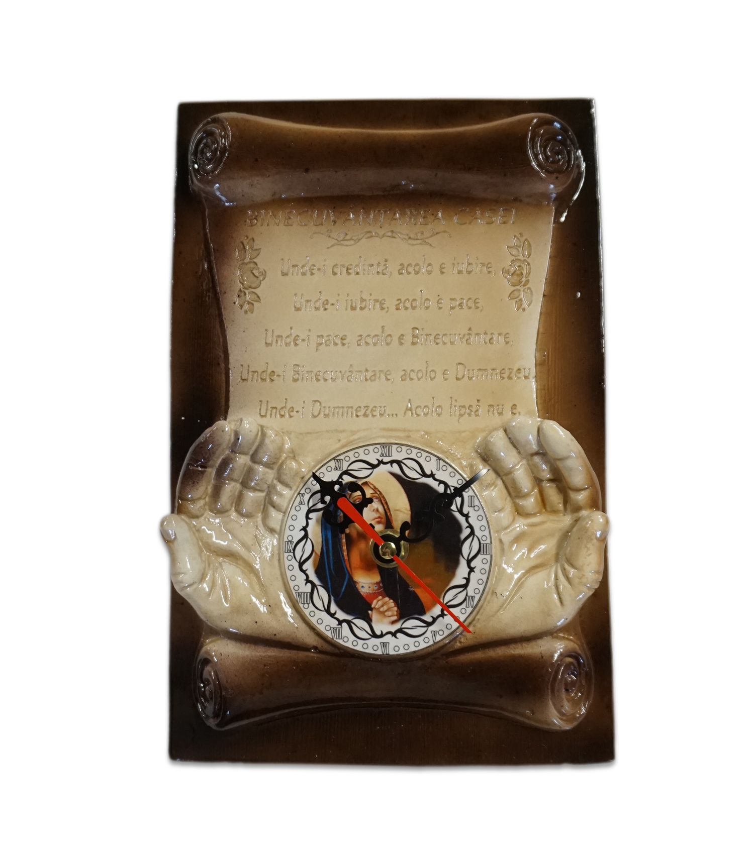 Suvenir decorativ - Decoratie ipsos binecuvantarea casei( 27 x 19 cm)