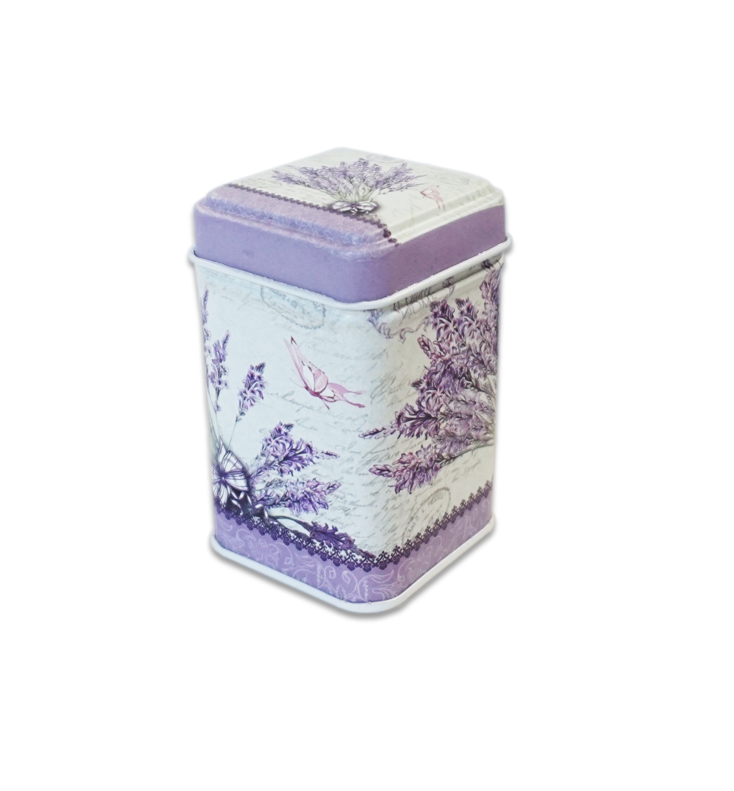 Cutie mica decorata model lavanda (7 x 4 cm) Cutie mica decorata model lavanda (7 x 4 cm)