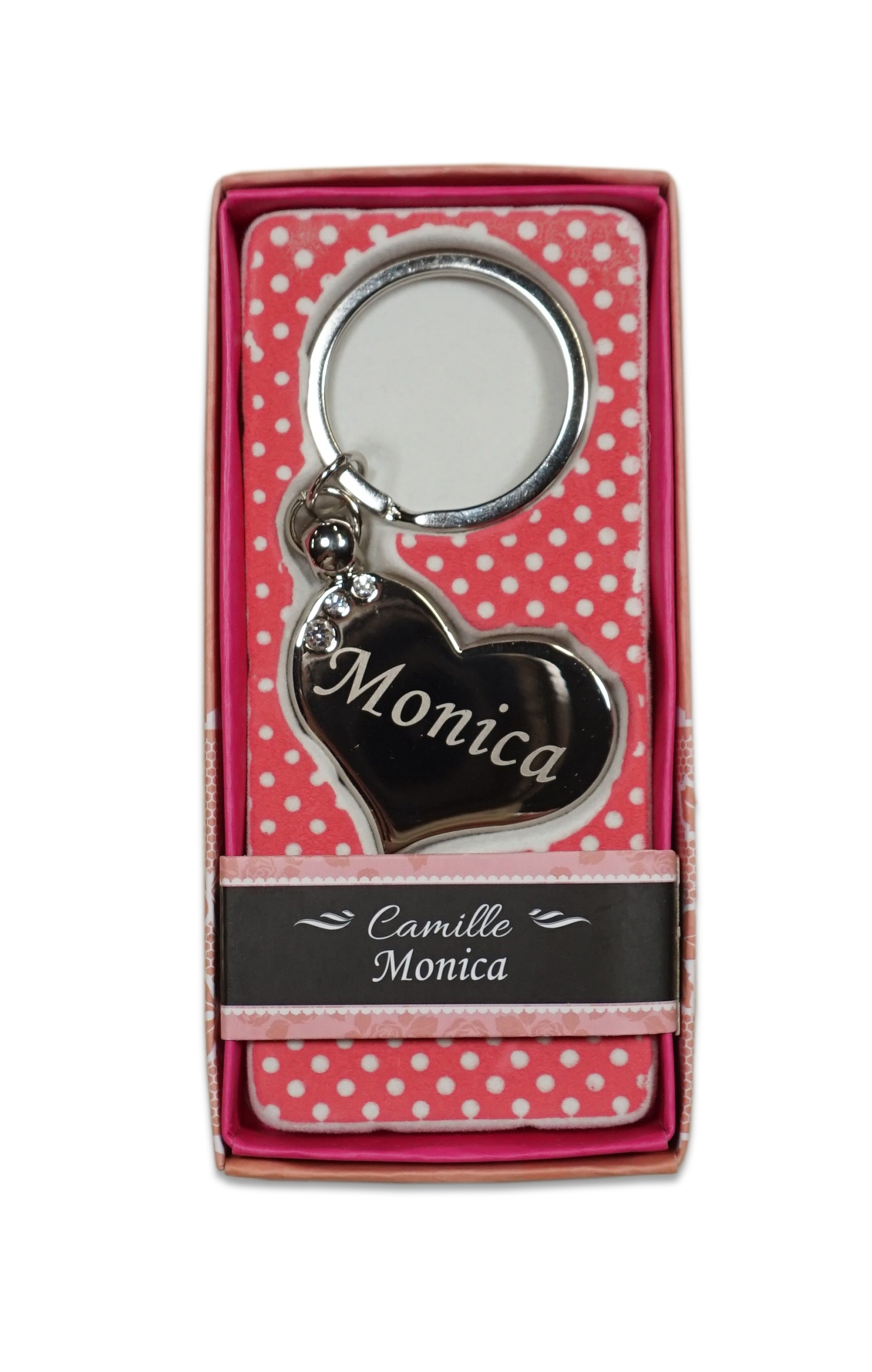 Breloc gravat inima  - Monica  (7 cm x 3.80 cm  ) Breloc gravat inima  - Monica  (7 cm x 3.80 cm  )