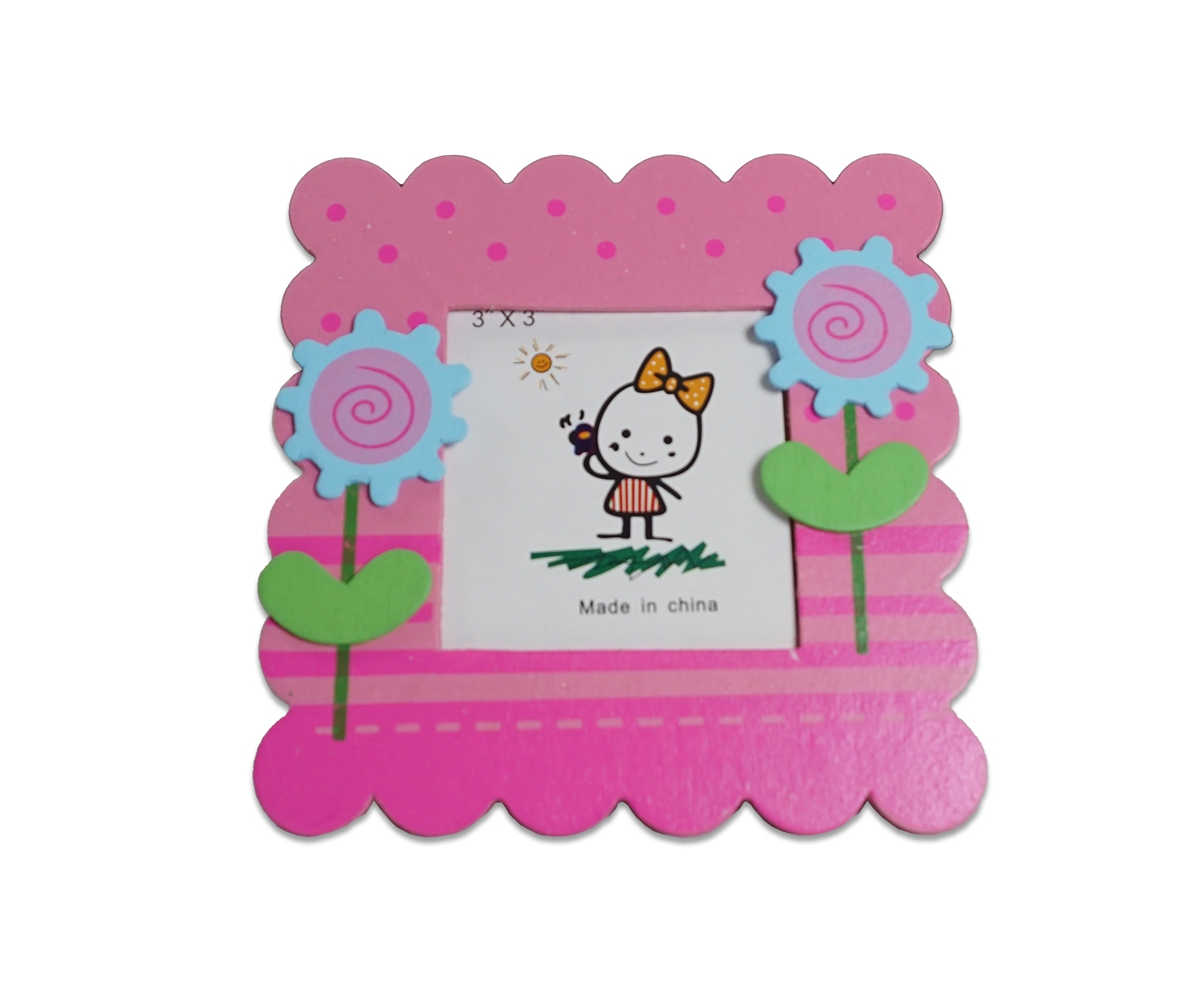 Rama foto copii patrata roz (14x14 cm) Rama foto copii patrata roz (14x14 cm)