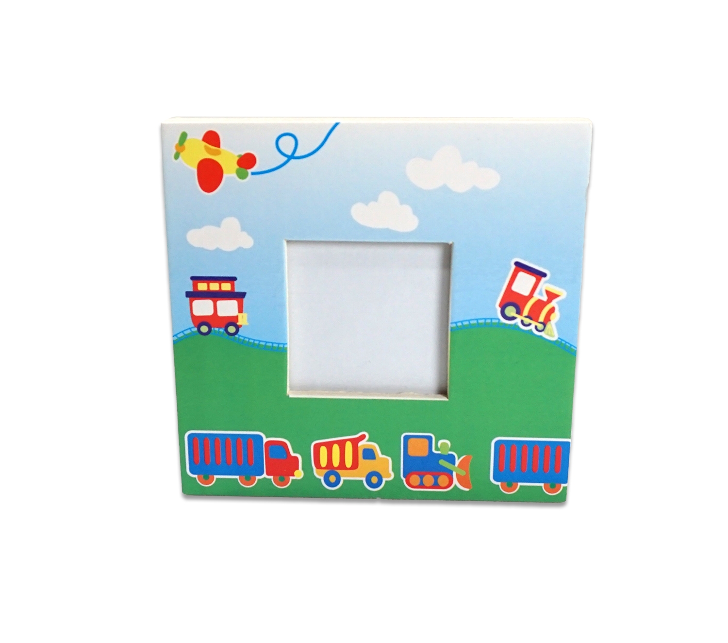Rama foto copii patrata cu masinute (10x10 cm) Rama foto copii patrata cu masinute (10x10 cm)