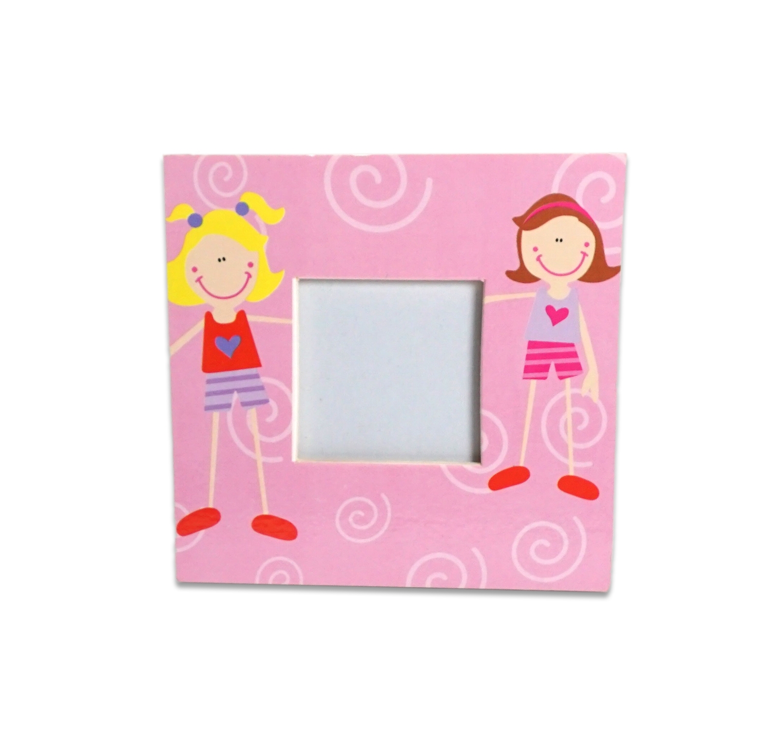 Rama foto copii patrata roz  (10x10 cm) Rama foto copii patrata roz  (10x10 cm)