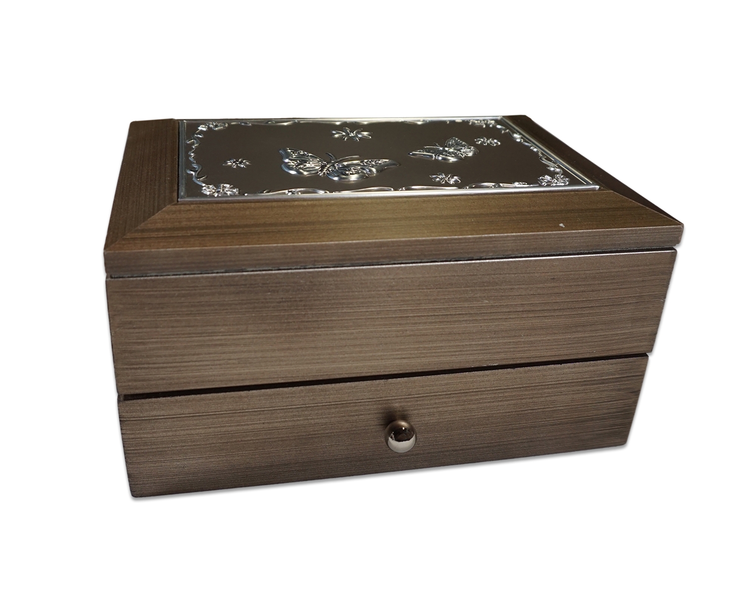 Cutie depozitare gri cu doua compartimente - 10 x 17.5 x 12.5 cm Cutie depozitare gri cu doua compartimente - 10 x 17.5 x 12.5 cm